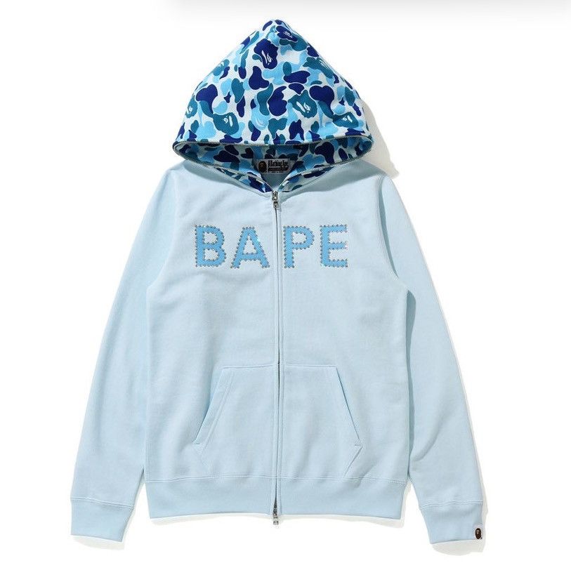 Bape ABC CAMO CRYSTAL STONE BAPE FULL ZIP HOODIE Size S / US 4 / IT 40 - 9 Thumbnail