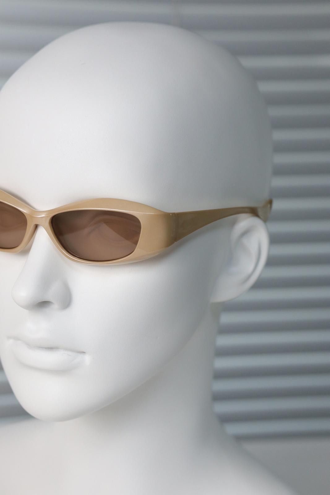 Other Vtg Y2k Avant Garde Round Sunglasses Jelly Pink Unisex OS Size ONE SIZE - 6 Thumbnail
