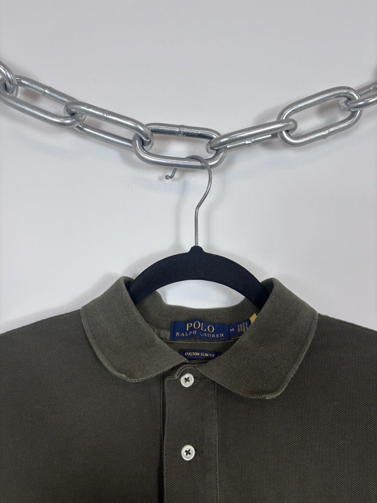 Polo Ralph Lauren Polo Ralph Lauren Men’s Olive Green Long Sleeve Polo Shirt Size US M / EU 48-50 / 2 - 4 Thumbnail