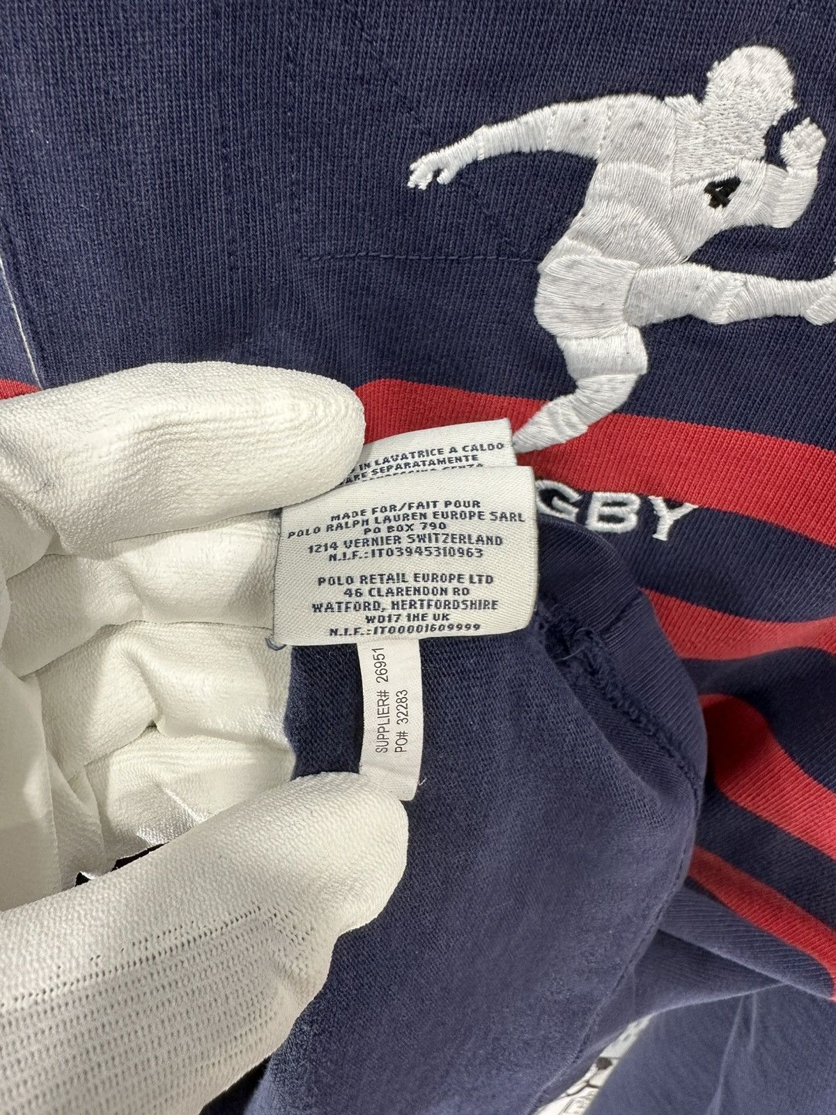 Rugby Ralph Lauren Rugby Ralph Lauren Big Kicker USA Rugby Hoodie Navy L Size US L / EU 52-54 / 3 - 9 Thumbnail