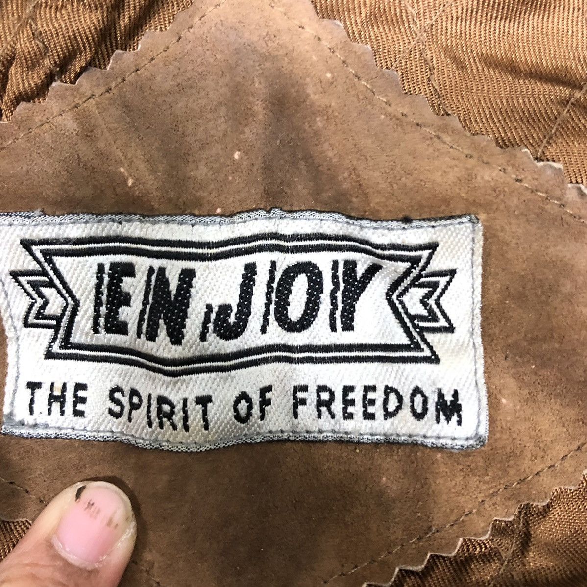 Japanese Brand 🔥90’s Leather Jacket Enjoy Issey Miyake Japan Double Breast Size US L / EU 52-54 / 3 - 14 Thumbnail