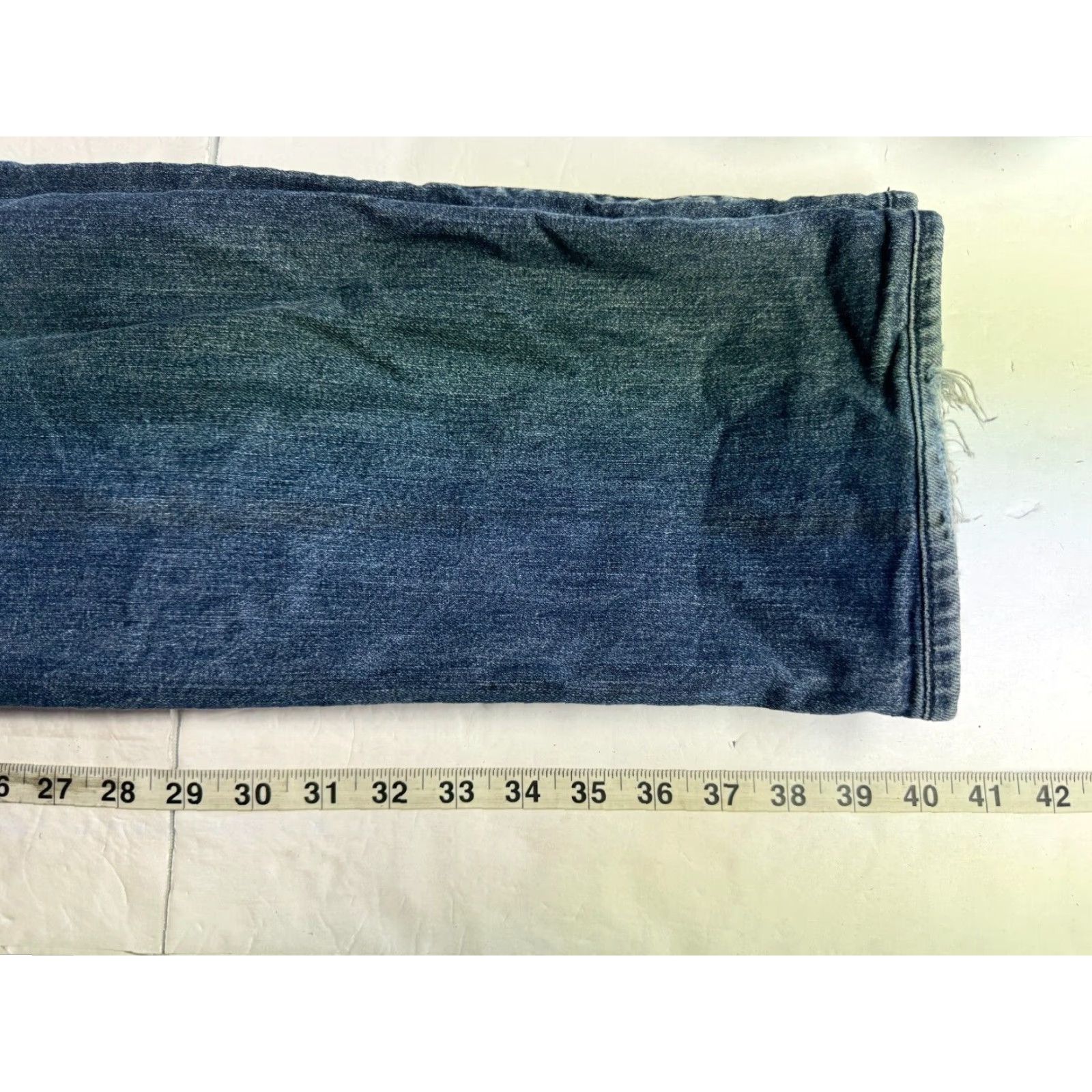 7 For All Mankind 7 For All Mankind Jeans Mens Dark Wash Blue Size 32 Regular Slim Straight 5-Pocket Denim Size US 32 / EU 48 - 6 Thumbnail