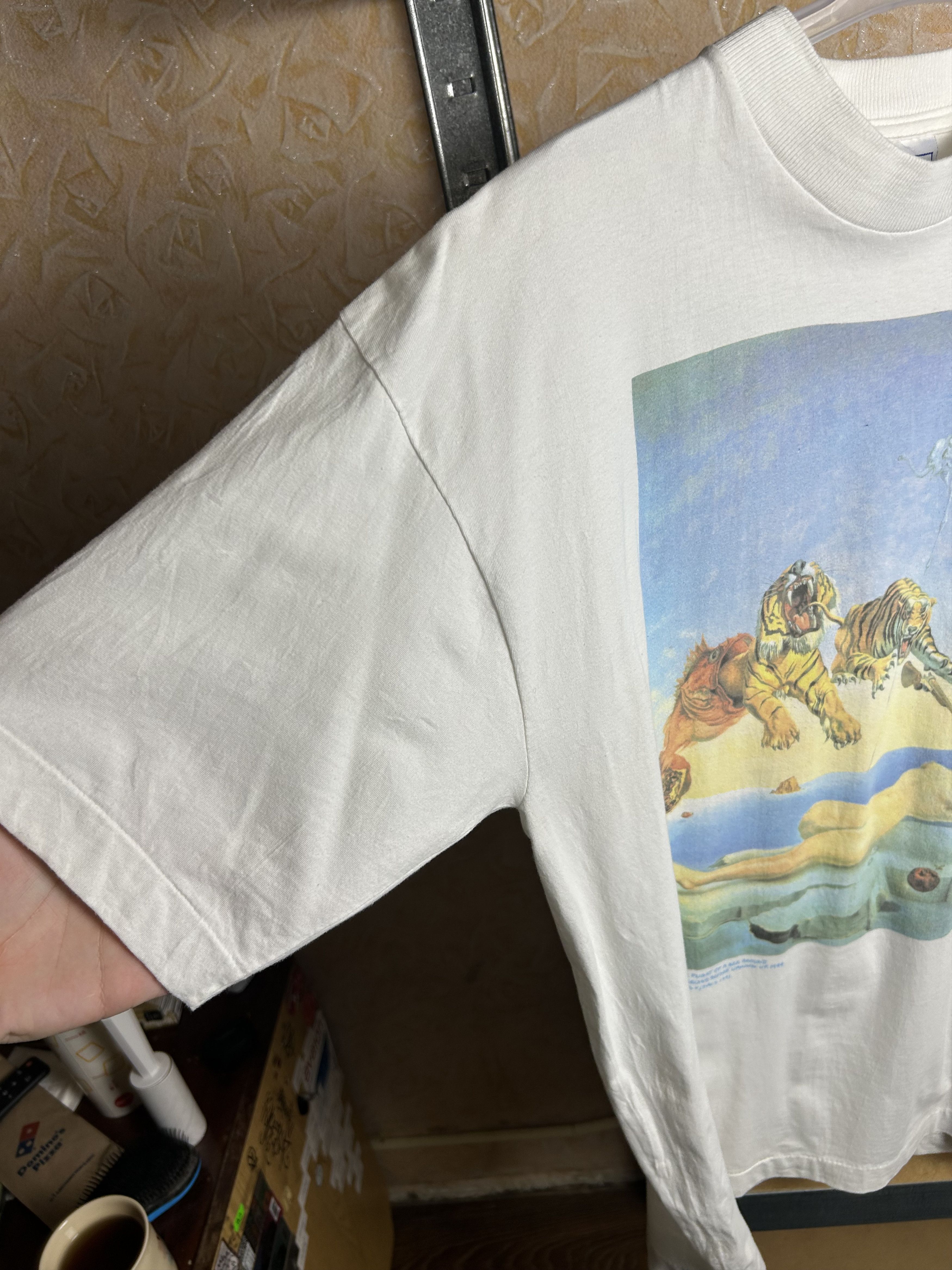 Vintage Vintage 1991 Salvador Dalidream Caused T-shirt Size US L / EU 52-54 / 3 - 7 Thumbnail