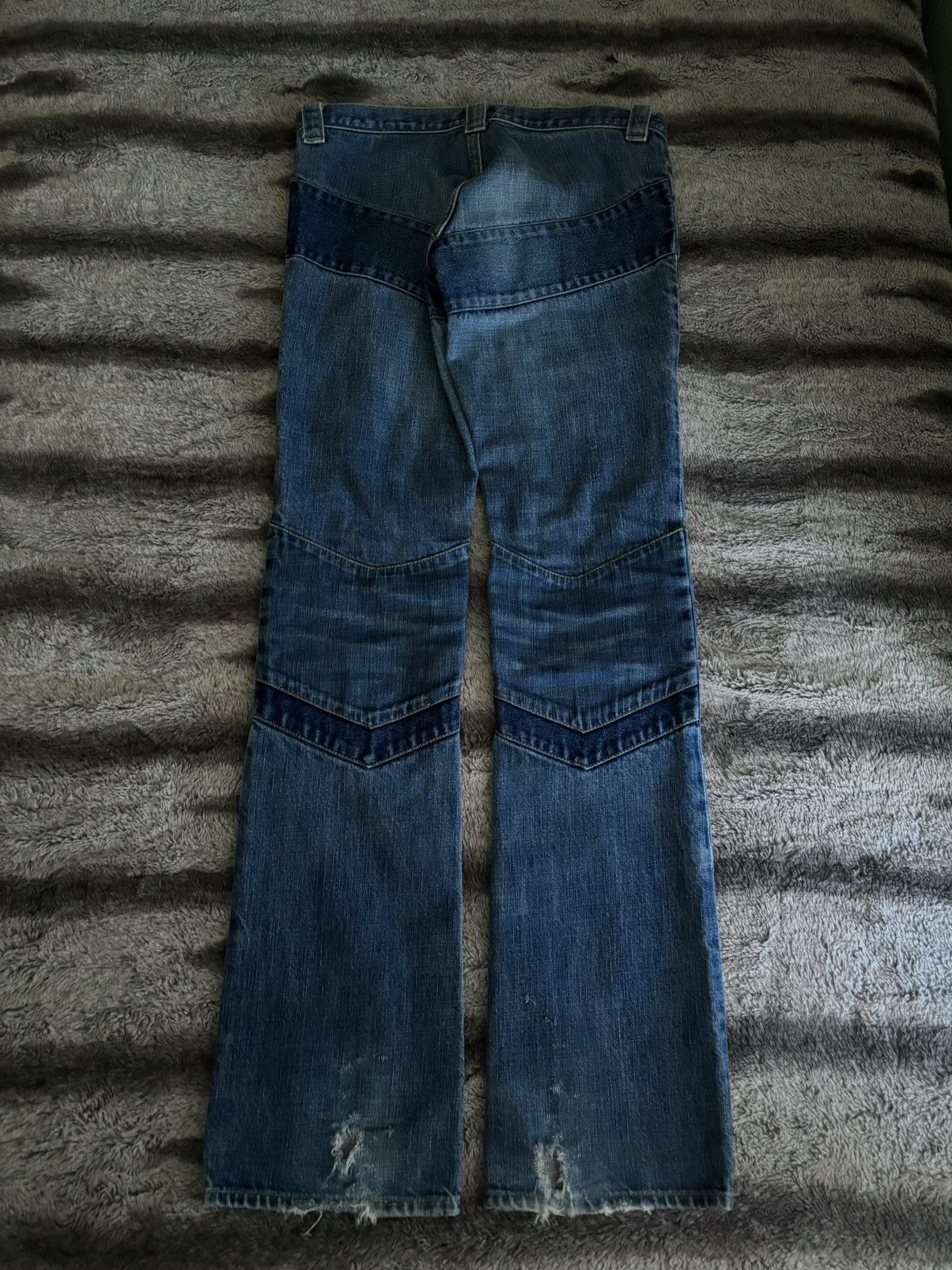 Jun Takahashi × Undercover AW01 “D.AV.F” Paneled denim Size US 28 / EU 44 - 2 Thumbnail