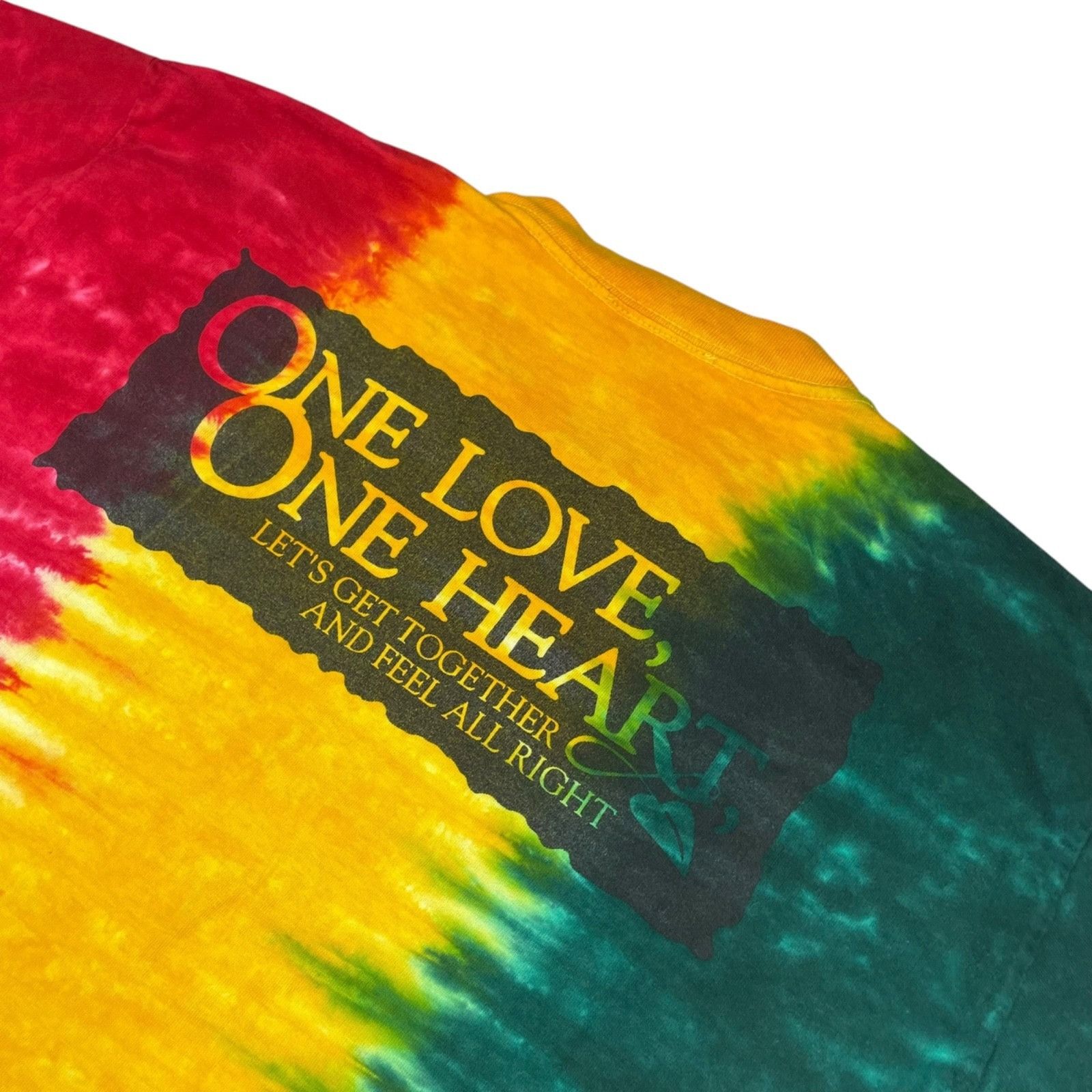 Other Bob Marley One Love One Heart T-Shirt Jamaica Tie Dye Red/Gr Size US M / EU 48-50 / 2 - 3 Thumbnail