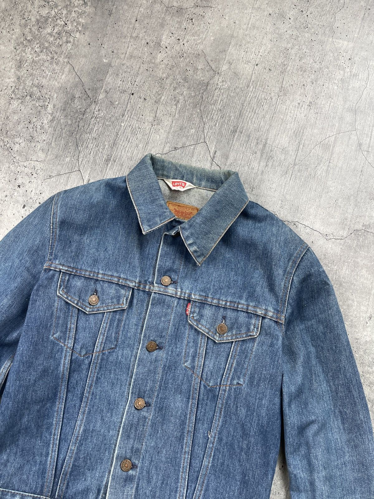 Levi's × Levi's Vintage Clothing × Vintage Vintage Levi’s Navy Denim Jacket Jeans Blazer Size S Size S / US 4 / IT 40 - 3 Thumbnail