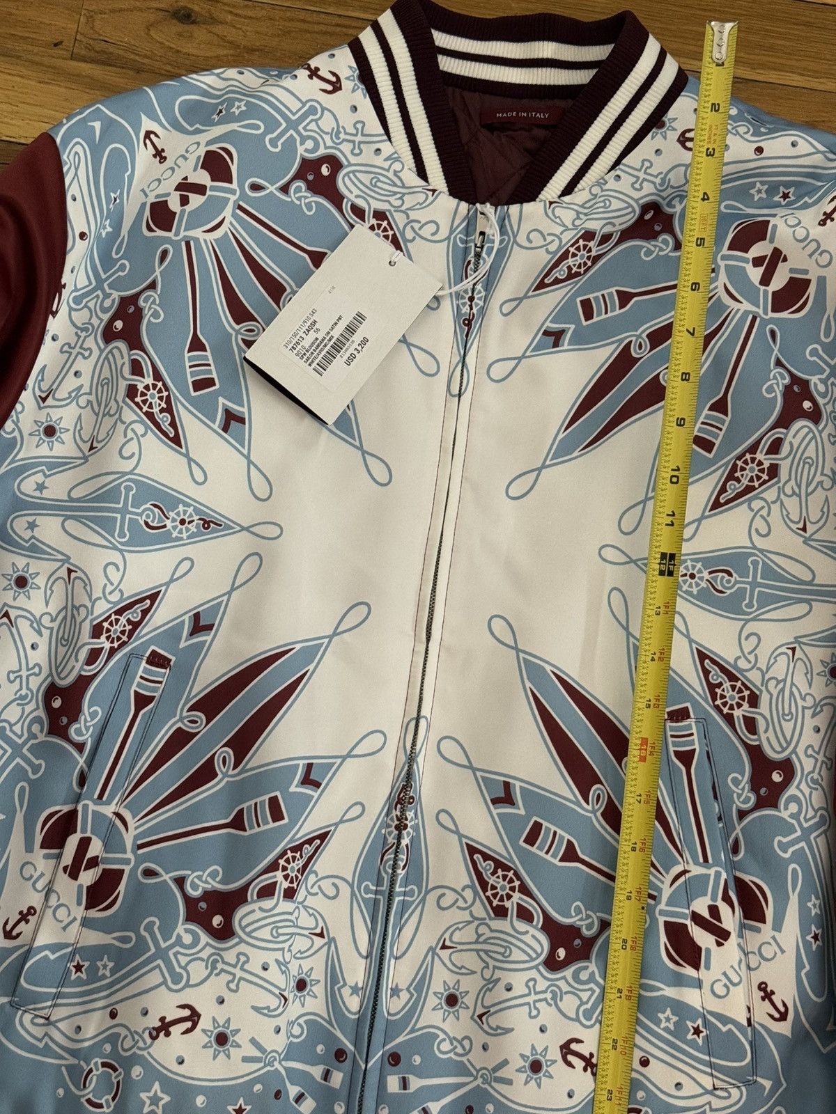 Gucci Gucci Satin Bandana Bomber Size US XL / EU 56 / 4 - 2 Thumbnail