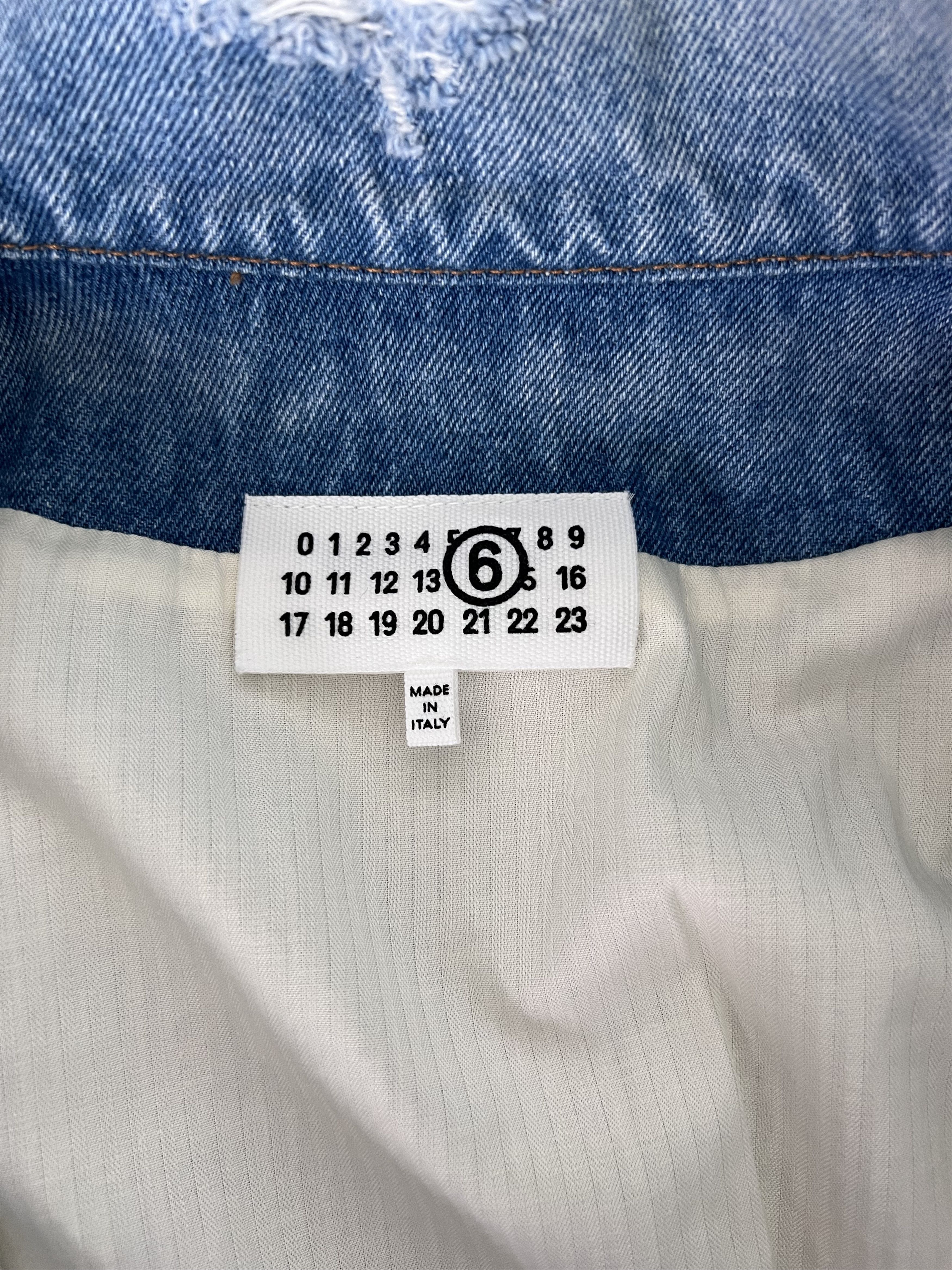 Maison Margiela MM6 Maison Margiela Distressed Denim Chore Jacket Size US M / EU 48-50 / 2 - 10 Thumbnail