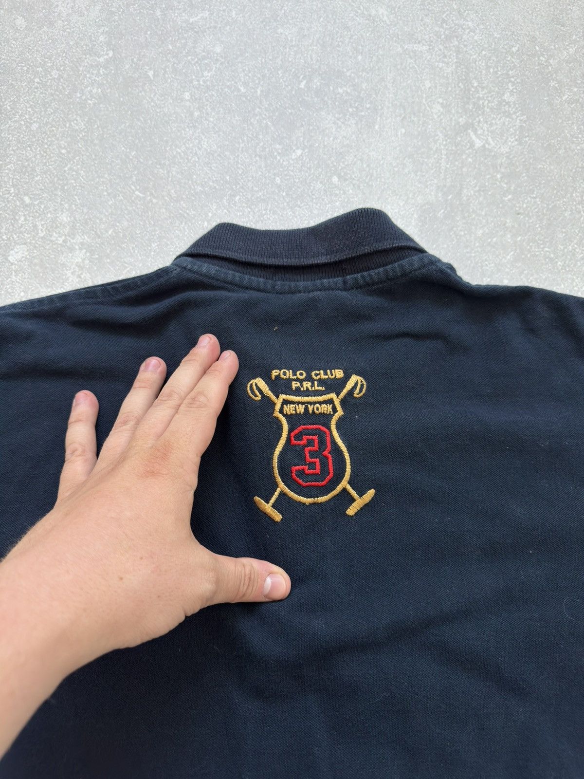 Polo Ralph Lauren Vintage Polo Ralph Lauren New York Big Logo Rugby Polo Shirt Size US L / EU 52-54 / 3 - 13 Thumbnail