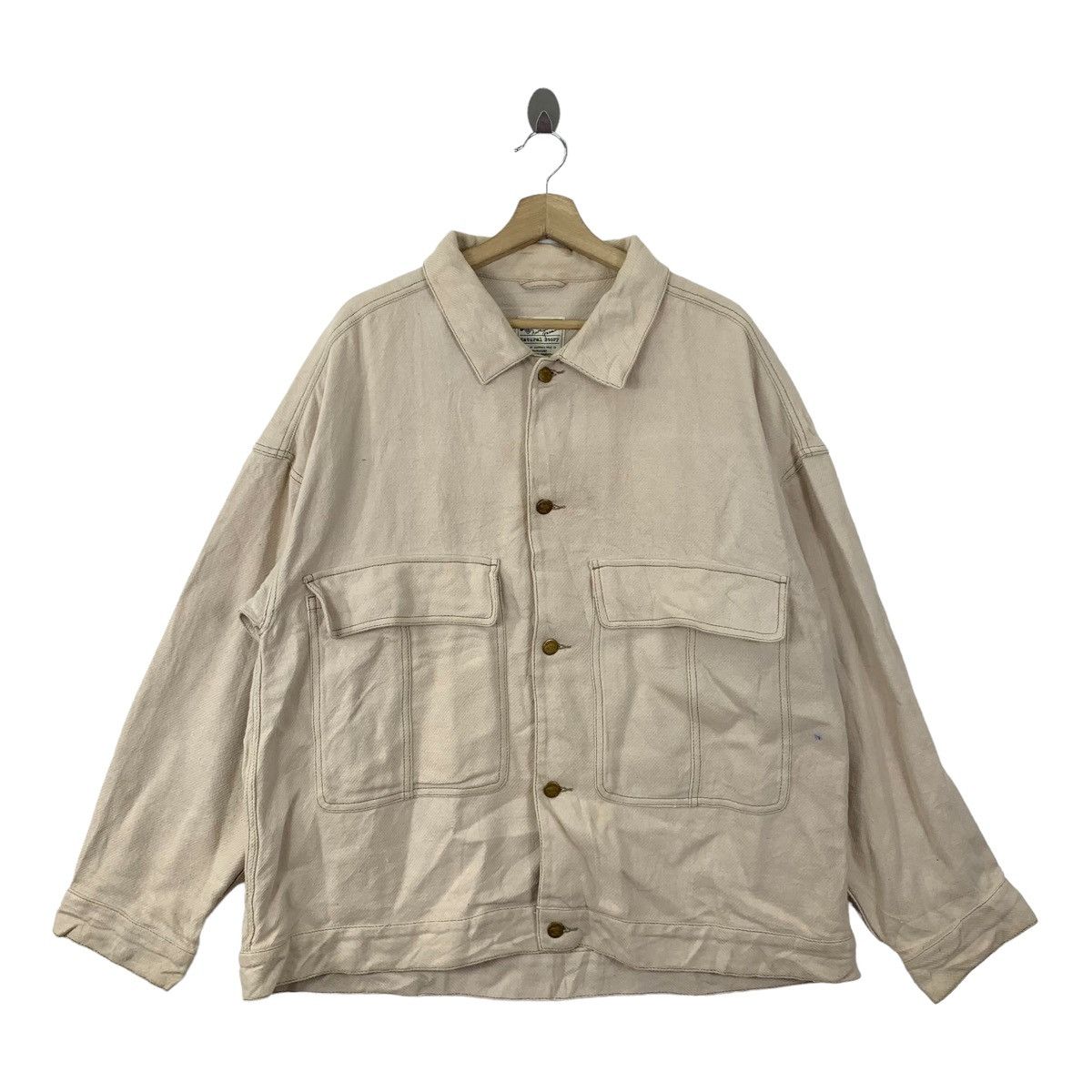 Vintage Vintage AUTHENTIC GARMENT Japanese Workwear Design Jacket Size US L / EU 52-54 / 3 - 1 Thumbnail
