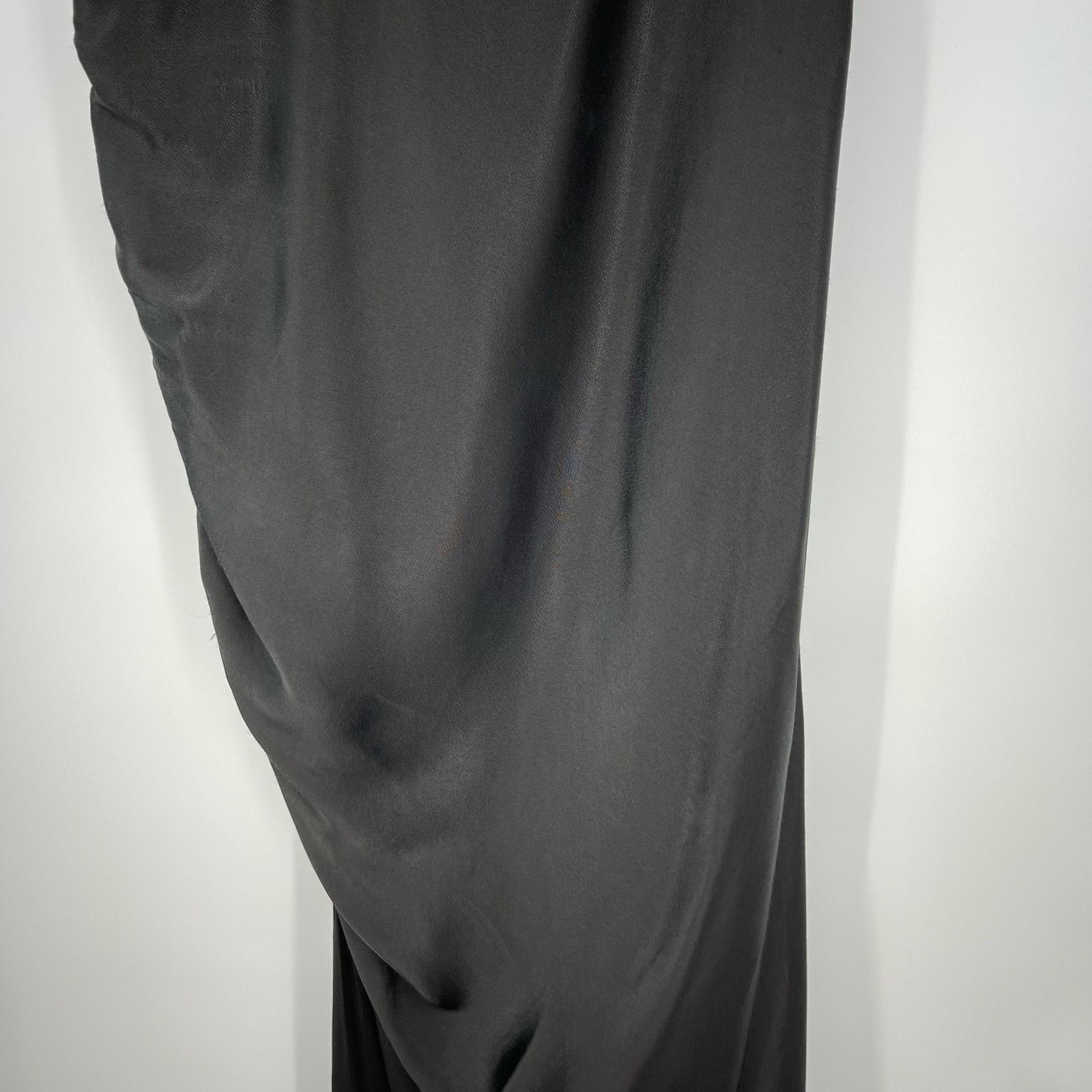 Shona Joy Shona Joy | Thalia Midi Dress Black Asymmetrical Dress 6 Size M / US 6-8 / IT 42-44 - 15 Thumbnail