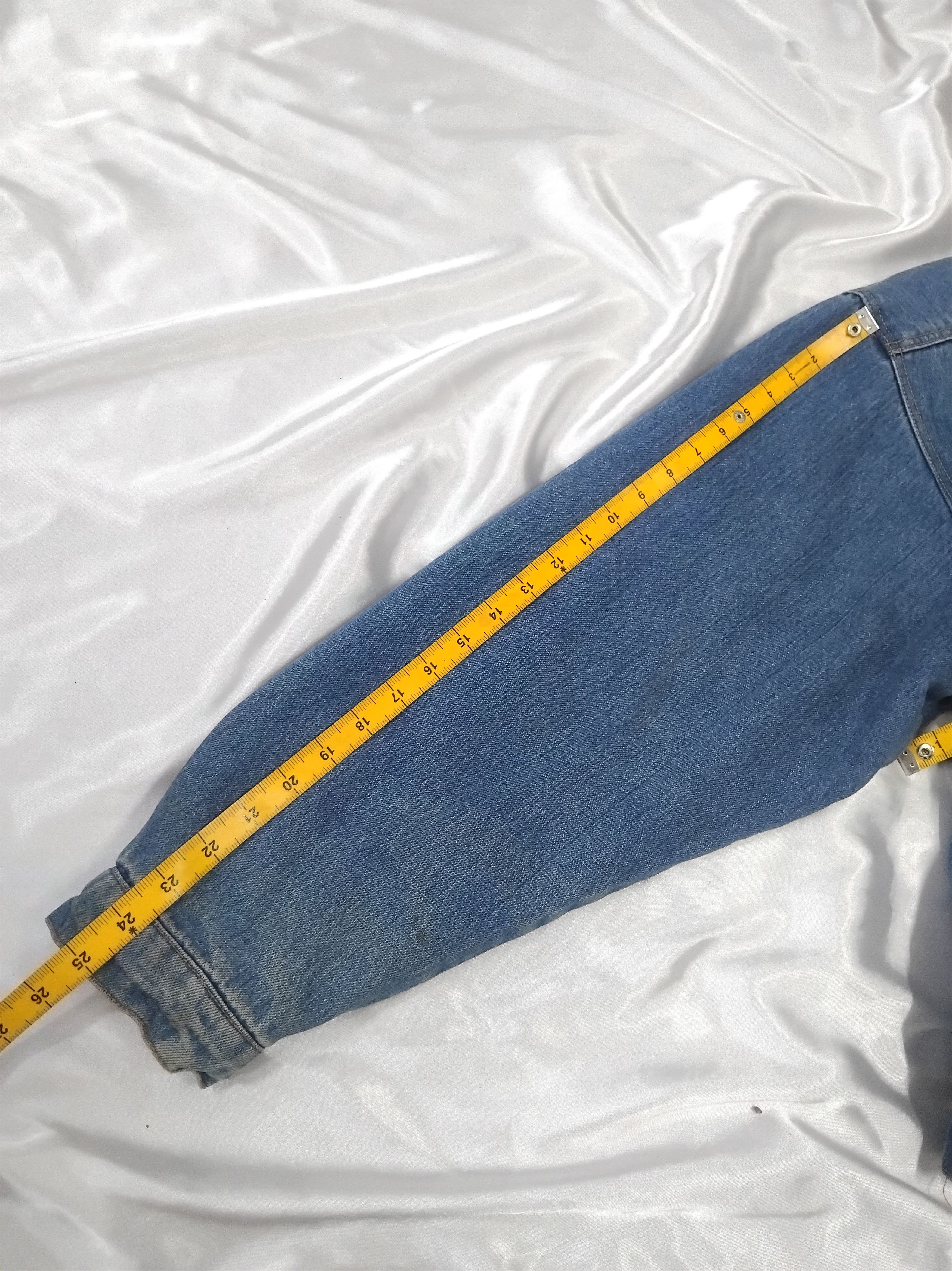 Japanese Brand Blue Colour unnamed Made in ITALY Sherpa Denim Jacket Size US L / EU 52-54 / 3 - 7 Thumbnail