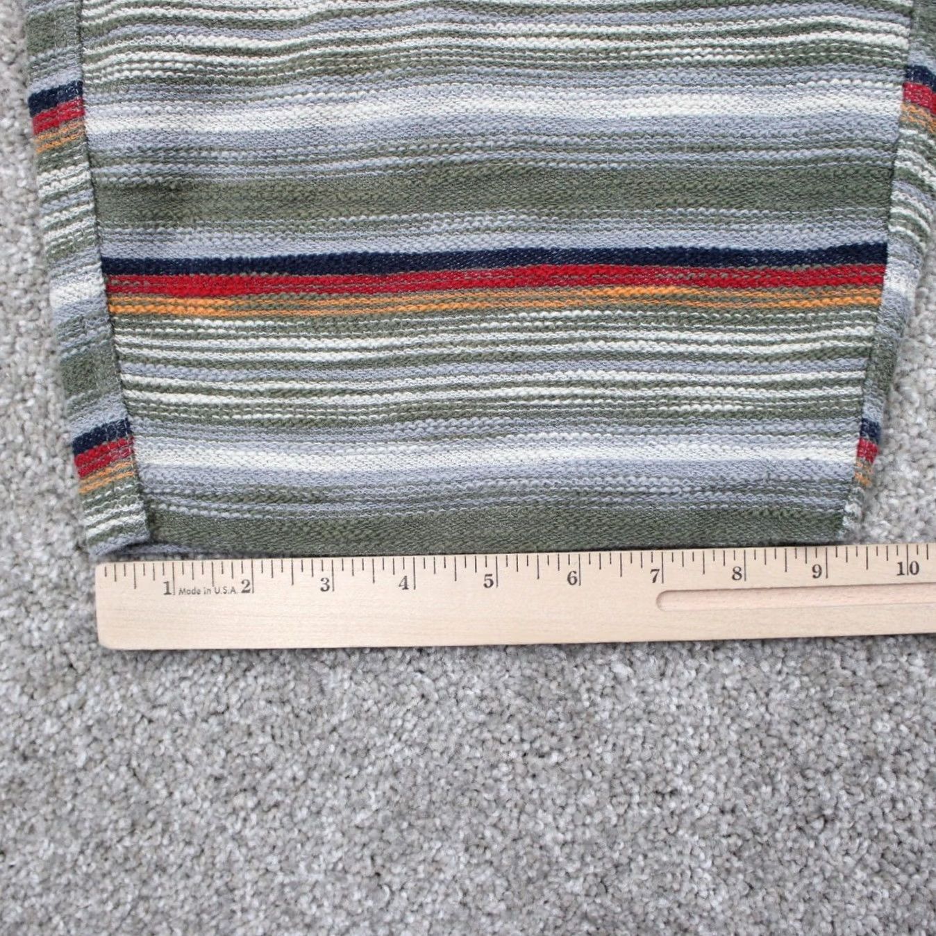 Vissla Vissla Mens Small Shorts 8" Inseam Gray/Green/Red/Yellow Cotton/Poly Casual Pockets Navy Slashed Pocket Striped Beach Outdoor Vintage: No Size US 29 - 5 Thumbnail