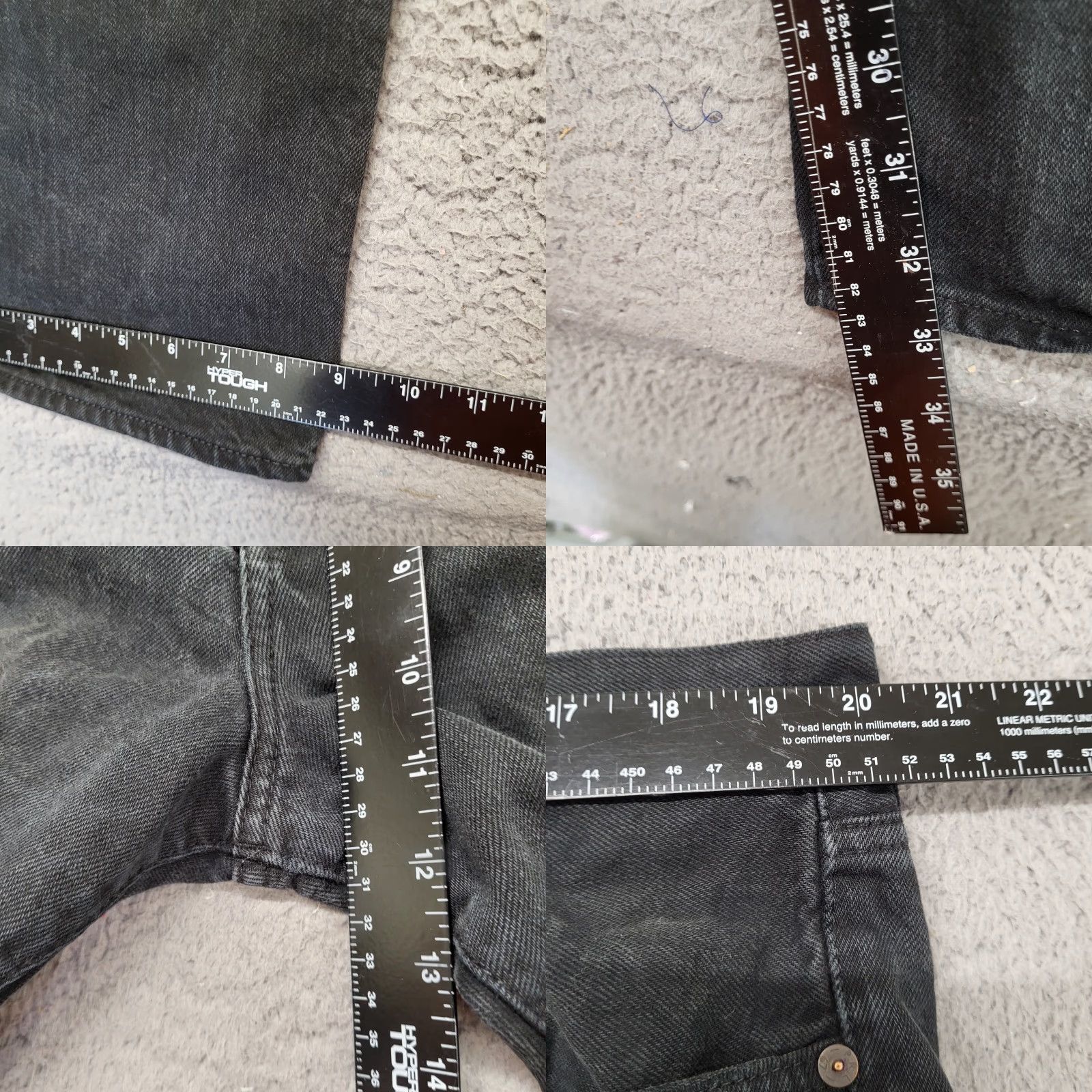 Polo Ralph Lauren Polo Ralph Lauren Jeans Men's Size 38x32 Black Denim Hampton Straight Hudson Size US M / EU 48-50 / 2 - 8 Thumbnail