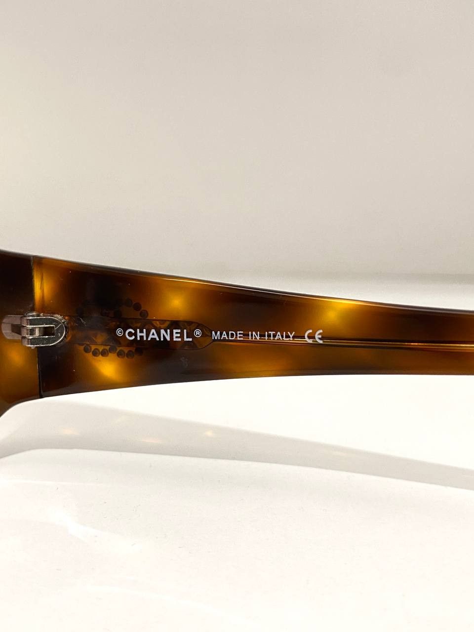 Chanel Chanel CC Logo Rhinestones Retro Chunky Sunglasses Y2K Size ONE SIZE - 12 Thumbnail