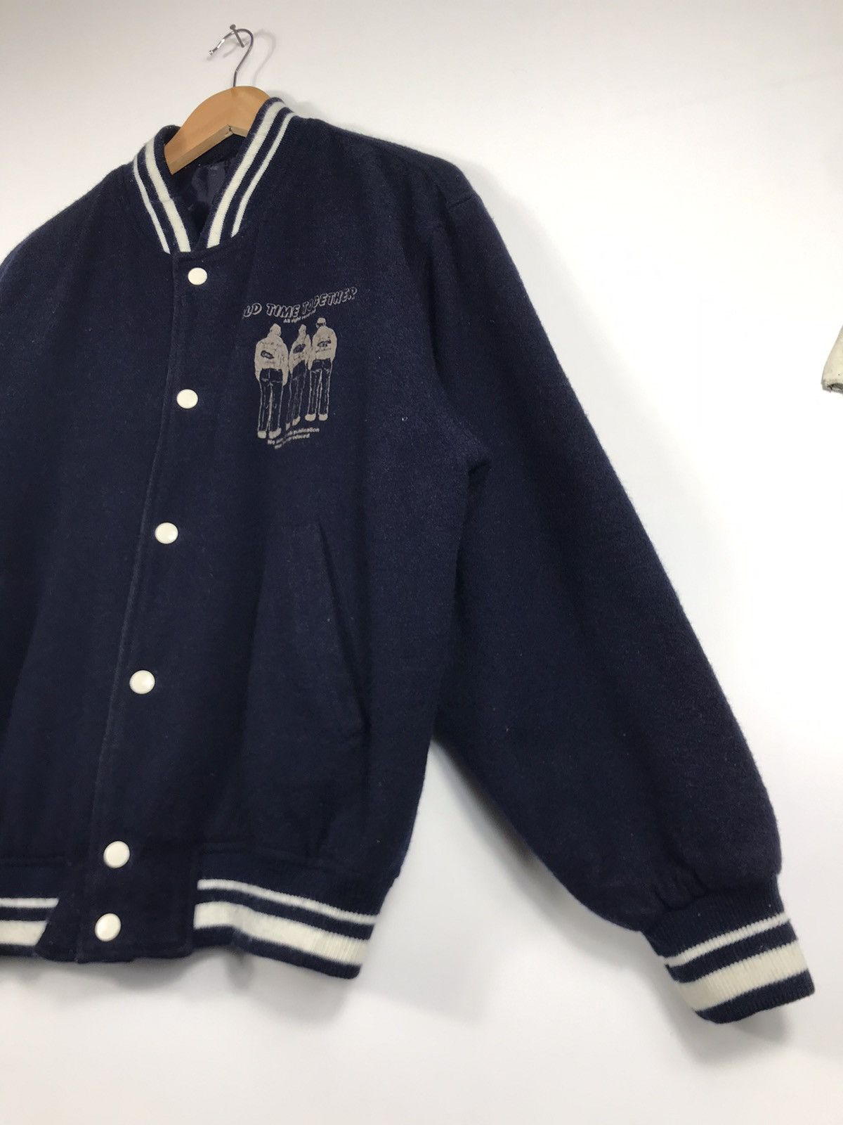 Vintage ⚡️Vintage Old Time Together Varsity Jacket Size US M / EU 48-50 / 2 - 3 Thumbnail