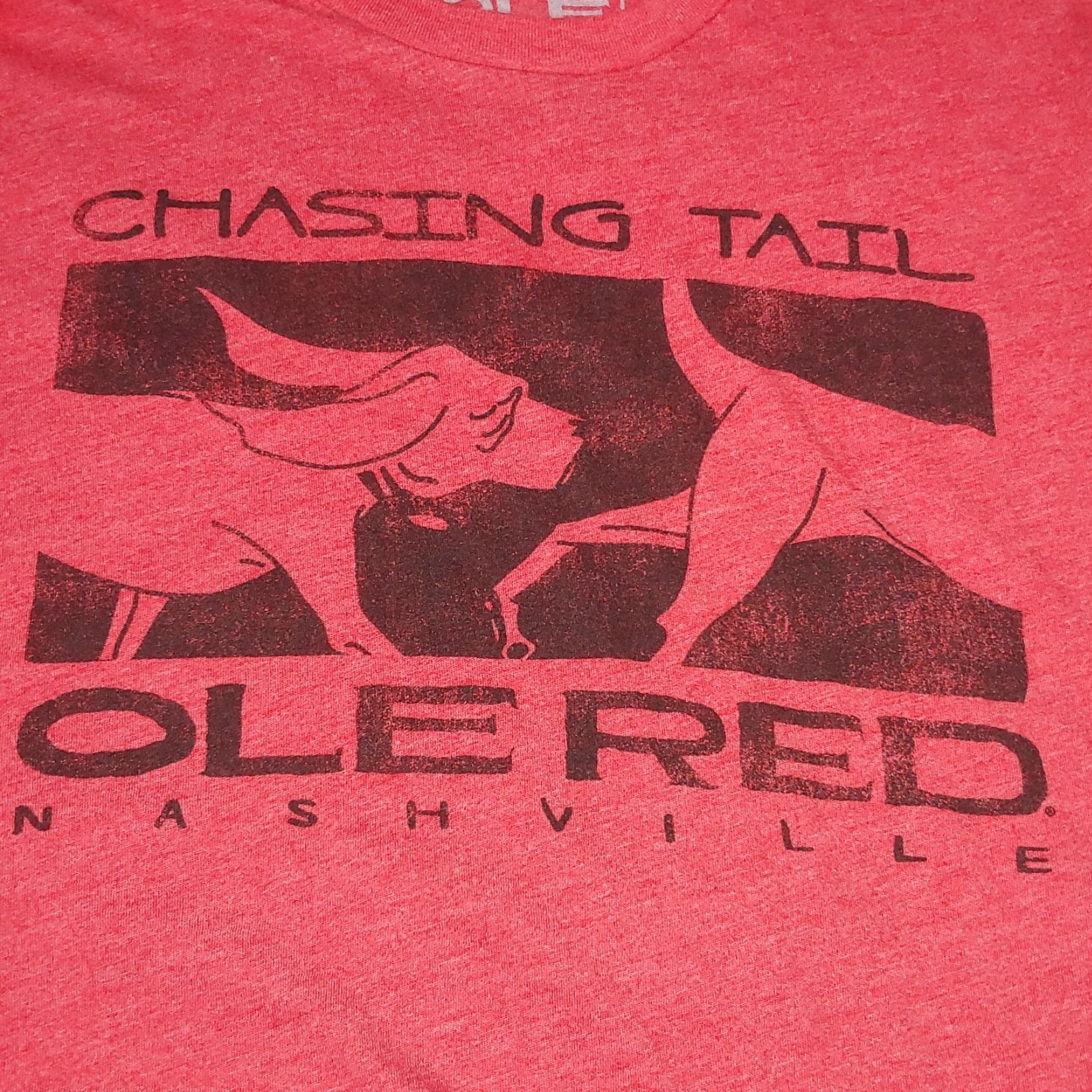 Avenue Ole Red Nashville Tennessee Shirt Large Red Crew Neck Cotton Blend Jersey Tee Men Music Size US L / EU 52-54 / 3 - 2 Thumbnail