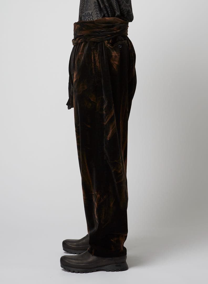 Yohji Yamamoto Yohji Yamamoto Pour Homme STRIPED VELVETEEN Pants Trouser Size US 30 / EU 46 - 12 Thumbnail