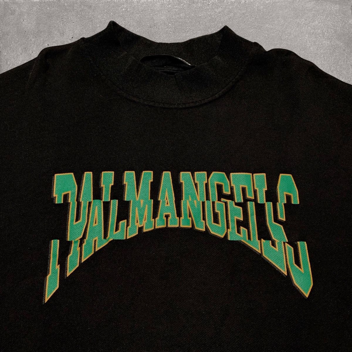 Palm Angels Palm Angels Large Broken Logo Black Sweatshirt Virgil Abloh Size US L / EU 52-54 / 3 - 3 Thumbnail