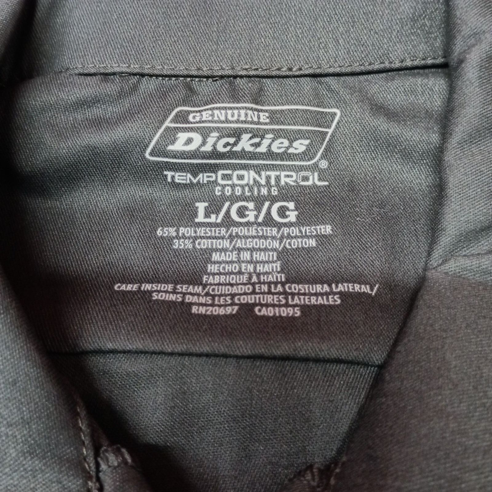Dickies Dickies Essential Work Shirt Men's Size L Gray Temp Control Size US L / EU 52-54 / 3 - 3 Thumbnail