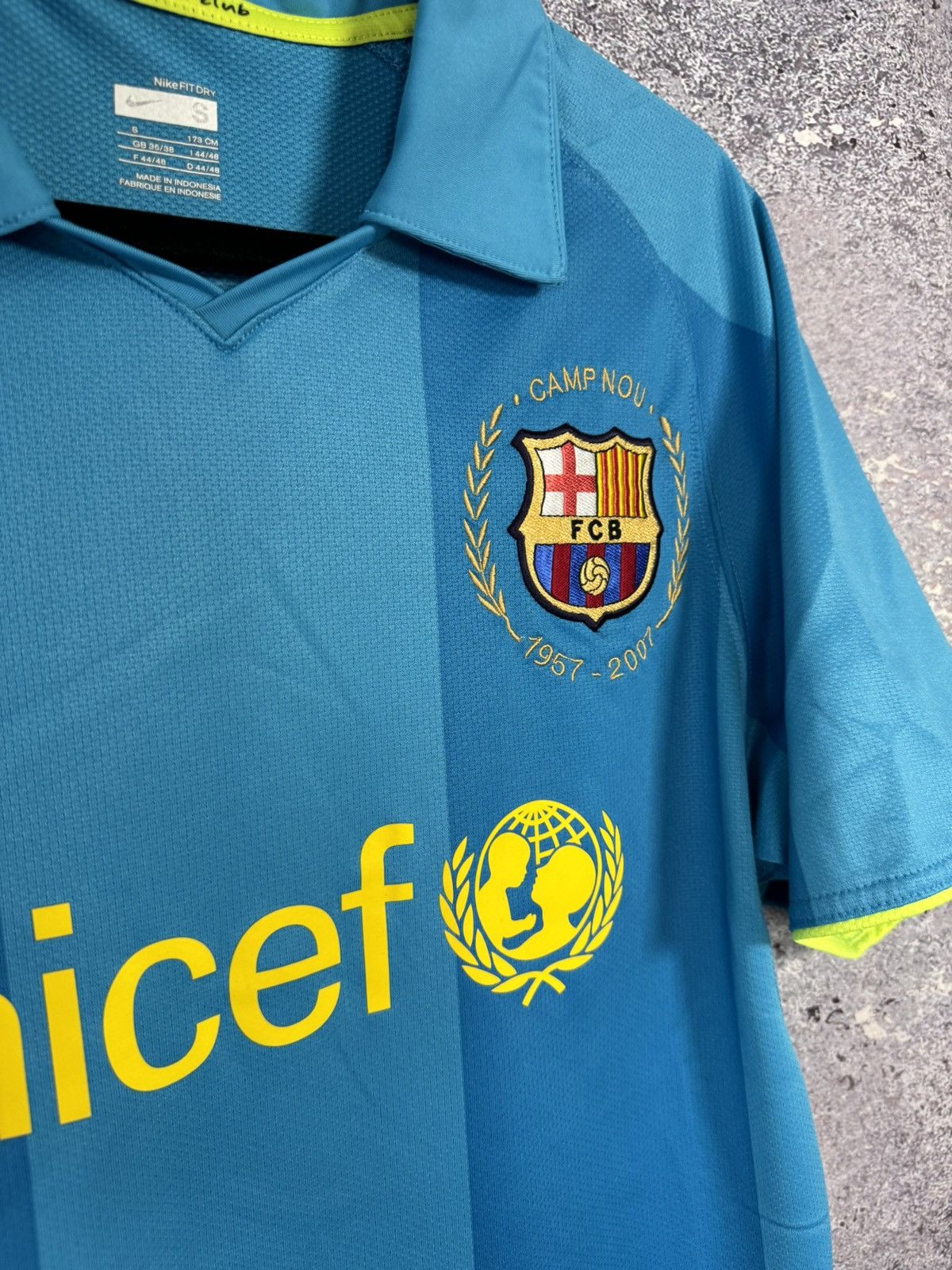 Nike × Vintage Vintage Barcelona 2007/08 Nike Soccer Jersey y2k blokcore Size US S / EU 44-46 / 1 - 7 Thumbnail