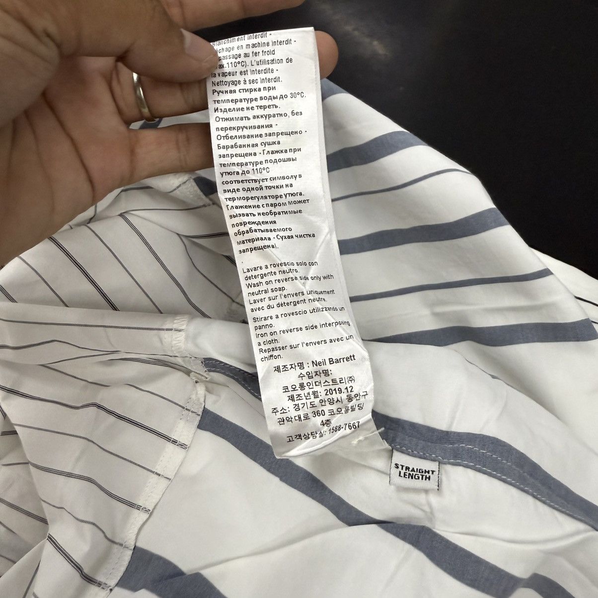 Neil Barrett Neil Barrett stripe italy Size US XL / EU 56 / 4 - 6 Thumbnail