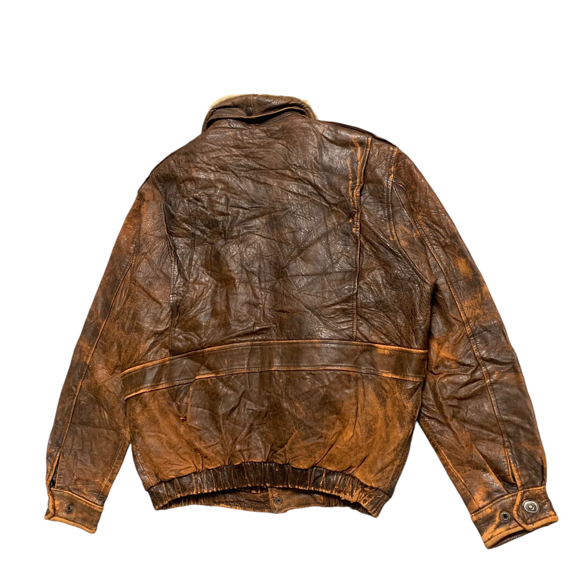 Harley Davidson Vintage Harley Davidson Motorcycle Leather Jacket Size US L / EU 52-54 / 3 - 9 Thumbnail
