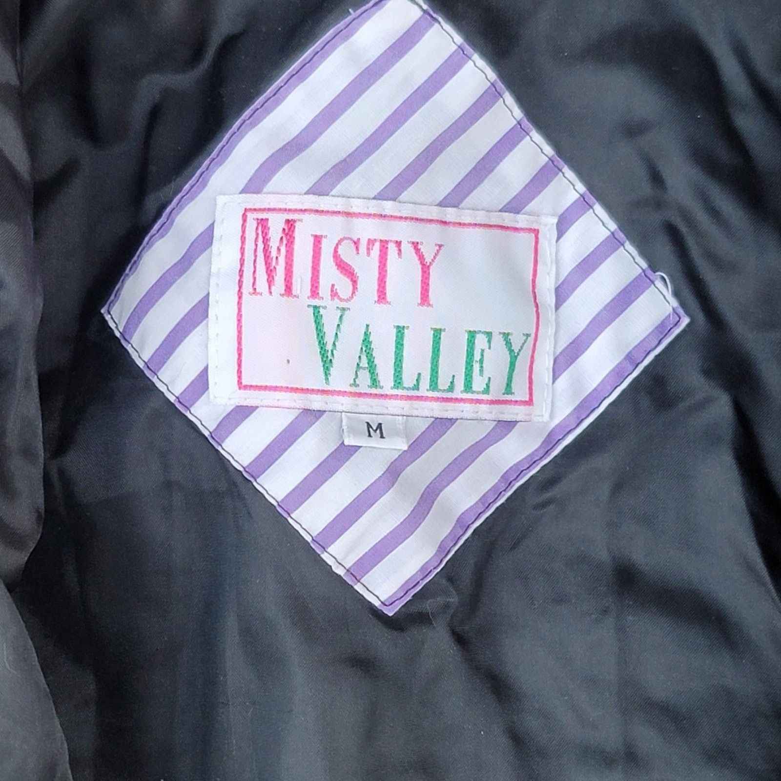 The Unbranded Brand Vtg 1980s Misty Valley Retro Bomber Jacket Size M / US 6-8 / IT 42-44 - 7 Thumbnail