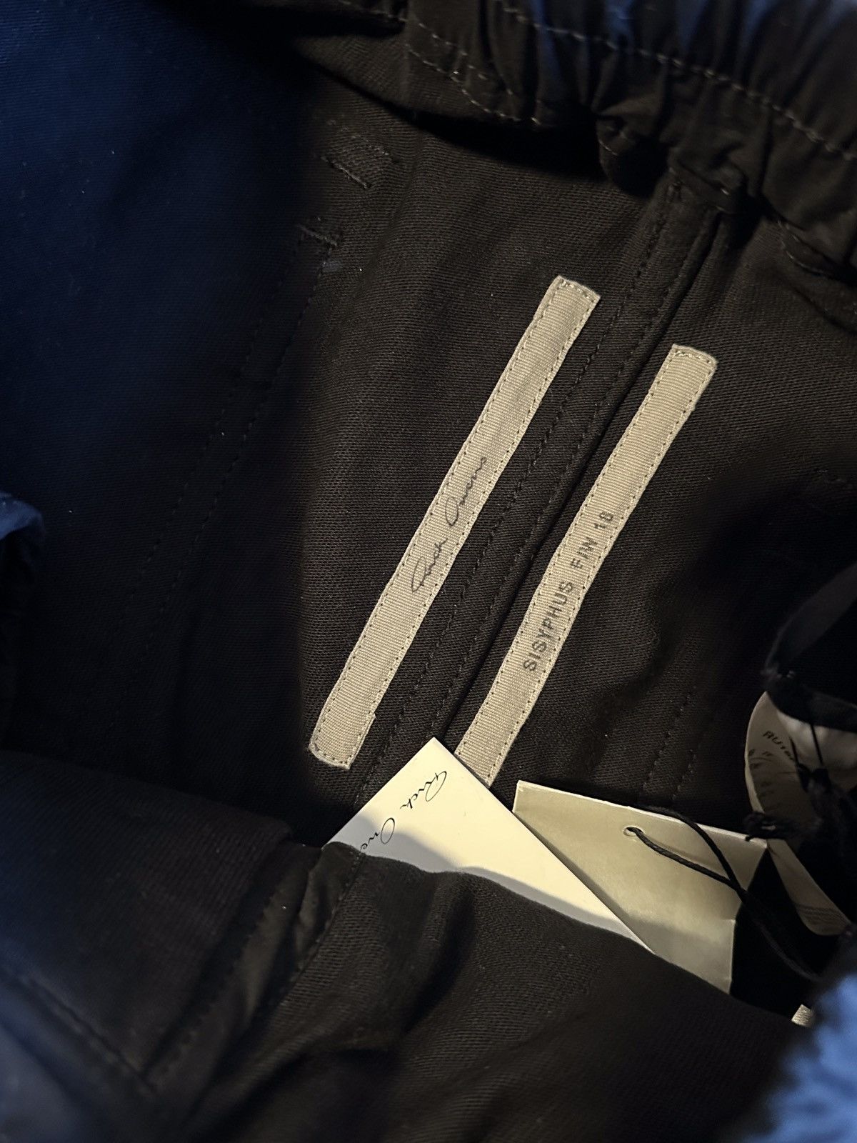 Rick Owens NWT Men’s Black Rick Owens Cargo Jogger size 46 IT Size US 28 / EU 44 - 10 Thumbnail