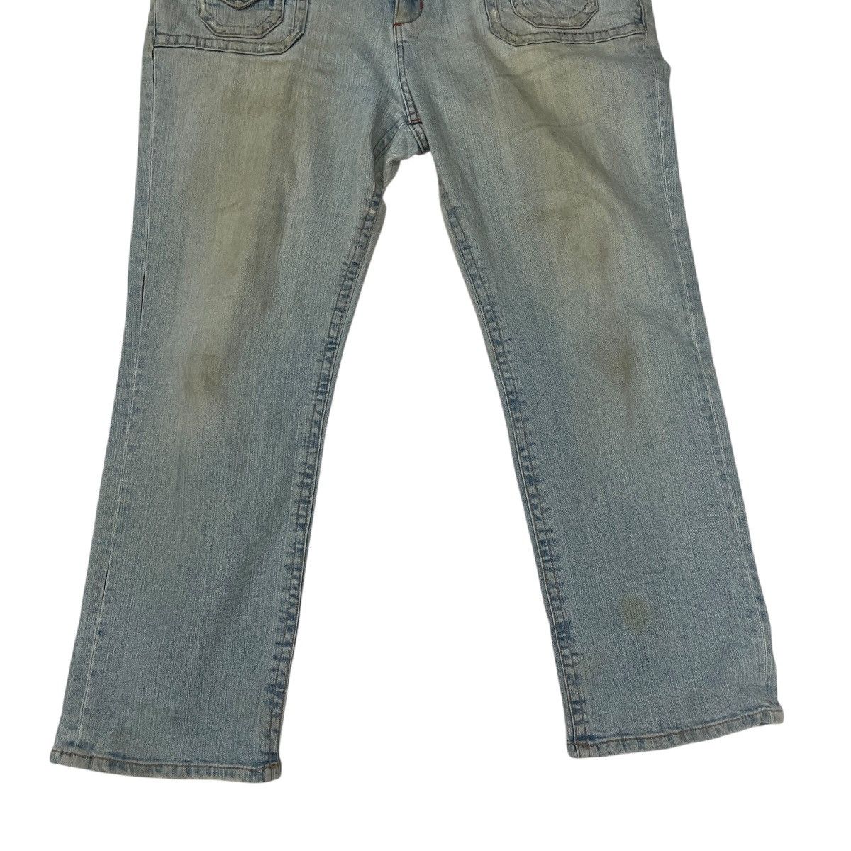 Japanese Brand Vintage Japanese Designer Bush Denim Jeans Size US 37 - 2 Thumbnail