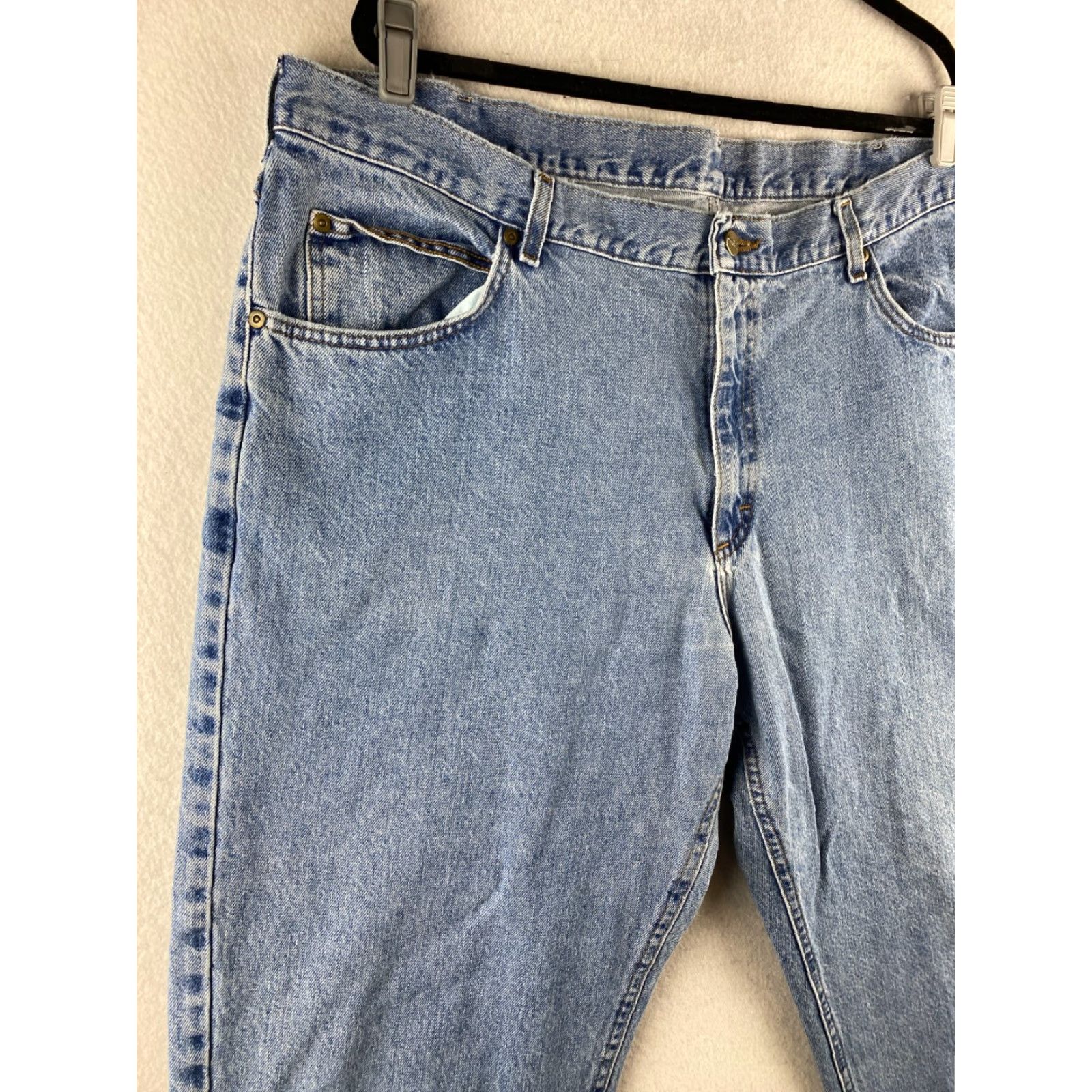 Vintage VINTAGE L.L. Bean Jeans Mens 42 x 29 Blue Tapered Relaxed Denim Light Jeans Size US 42 / EU 58 - 3 Thumbnail