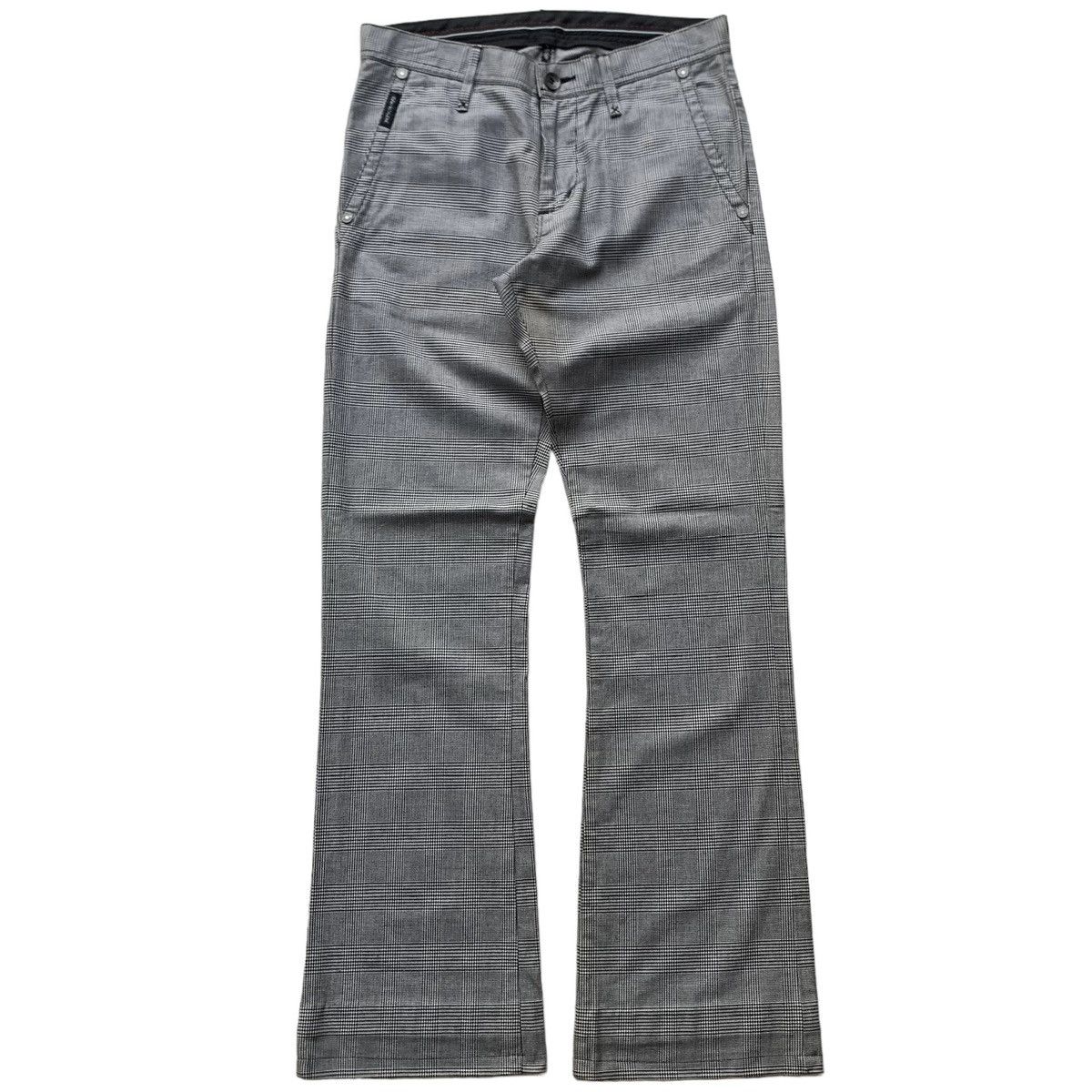 Japanese Brand Rare Japanese Brand Edwin Tartan Flared Pants Size 29" - 5 Thumbnail
