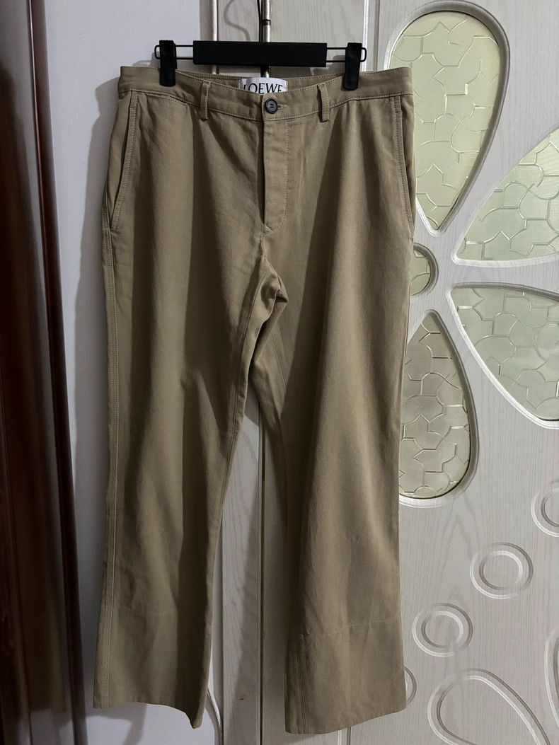 Loewe LOEWE Kaki casual pants Size US 34 / EU 50 - 1 Thumbnail