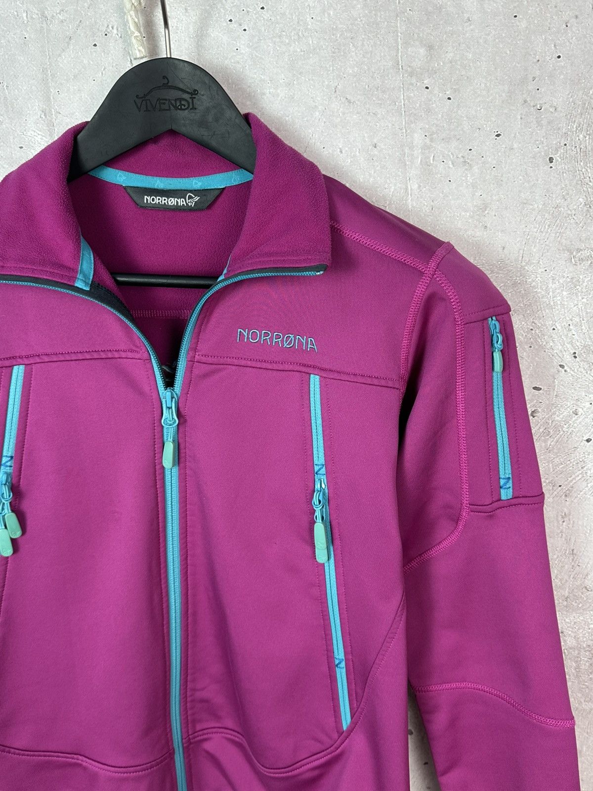 Norrona Norrona Narvik Warm2 Stretch Pink Zip Fleece Women’s Jacket Size XS / US 0-2 / IT 36-38 - 3 Thumbnail