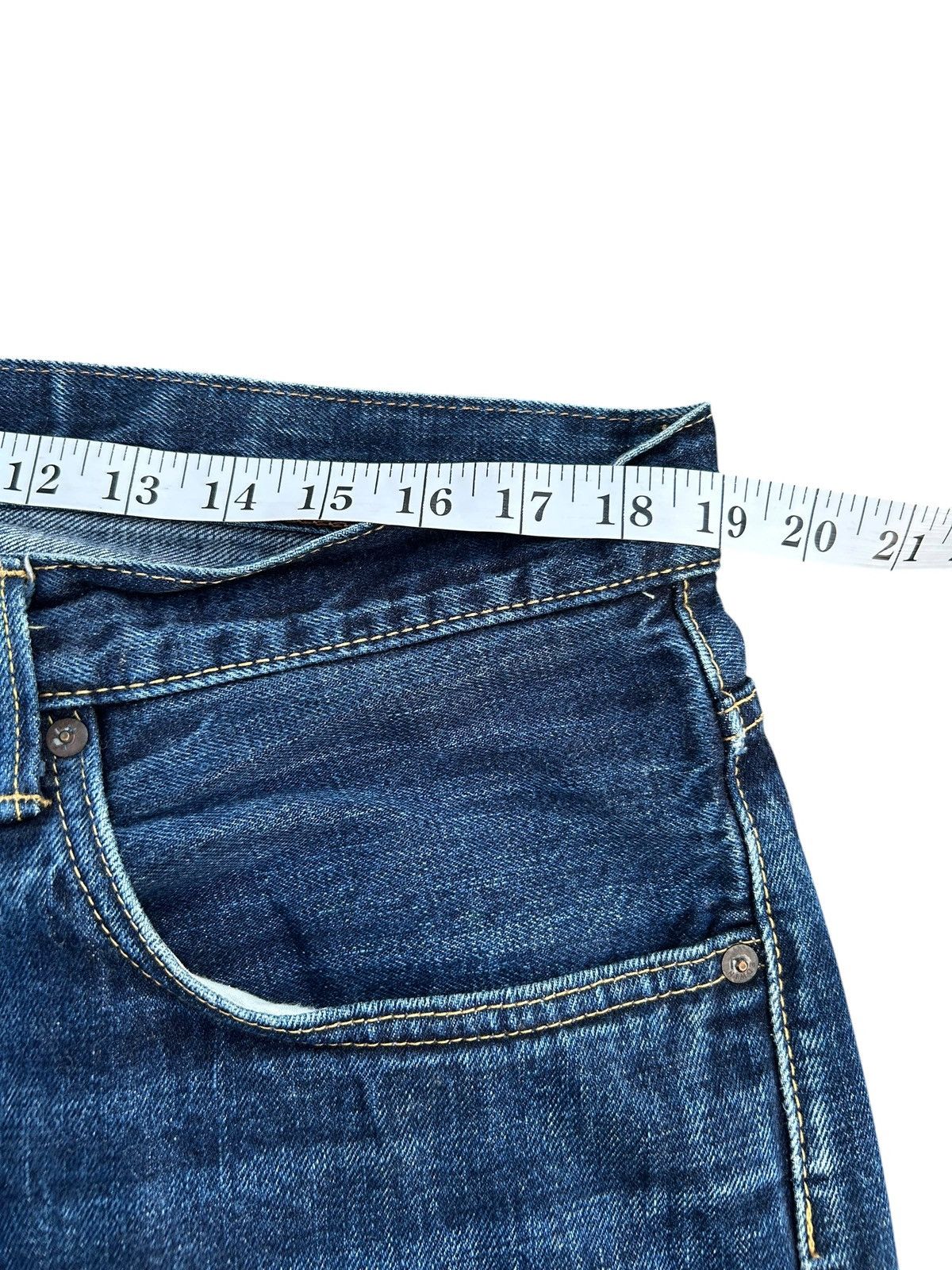 Kapital Vintage Edwin 505Z Selvedge Distressed Denim Jeans Size US 38 / EU 54 - 14 Thumbnail