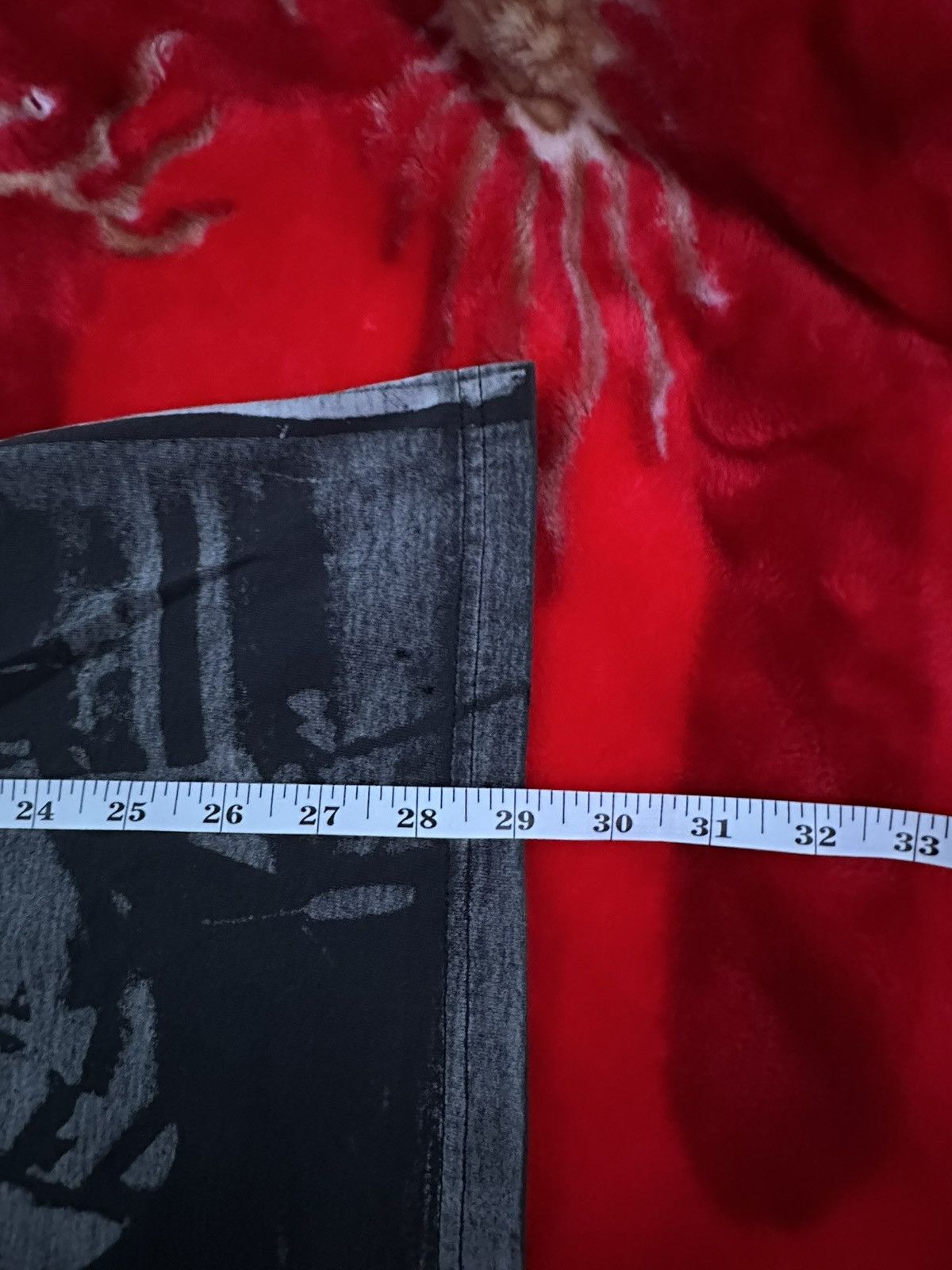 Jimi Hendrix 2008 A.V.E.L.A. Jimi Hendrix Stonewashed AOP Band Shirt Size US XL / EU 56 / 4 - 4 Thumbnail