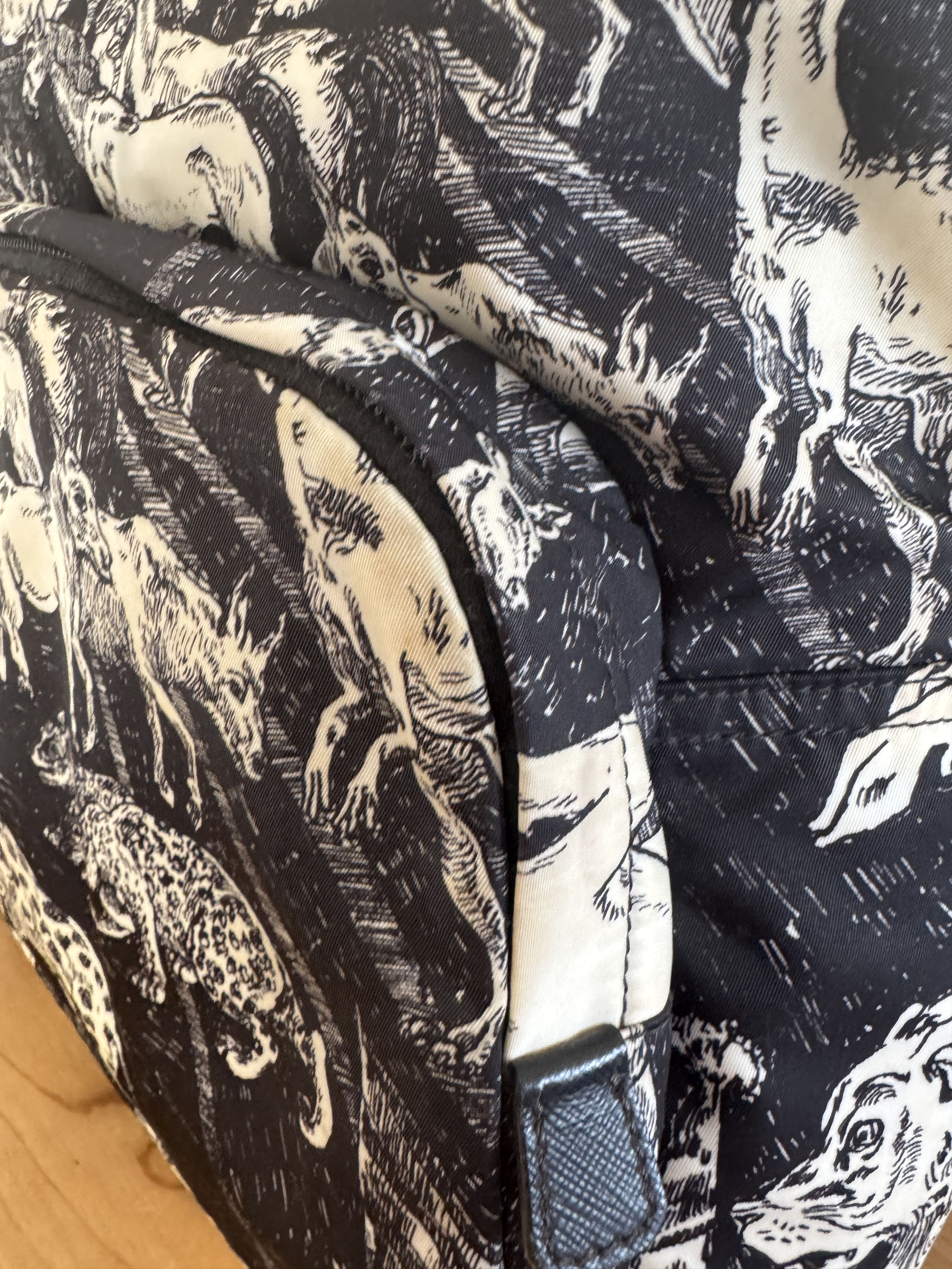 Prada Christophe Chemin Survival Utopia Print Backpack Size ONE SIZE - 5 Thumbnail