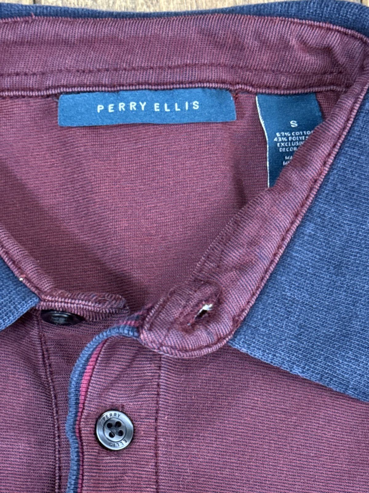 Perry Ellis Perry Ellis Polo Shirt Size US S / EU 44-46 / 1 - 9 Thumbnail