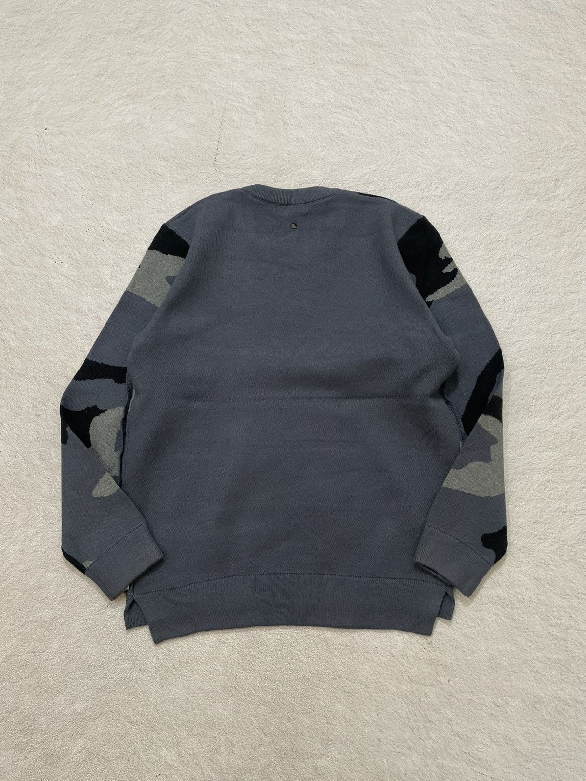Le Grande Bleu (L.G.B.) 2000s Japanese Camo Knitwear Studed Ifsix Hysteric y’s y2k Size US L / EU 52-54 / 3 - 5 Thumbnail