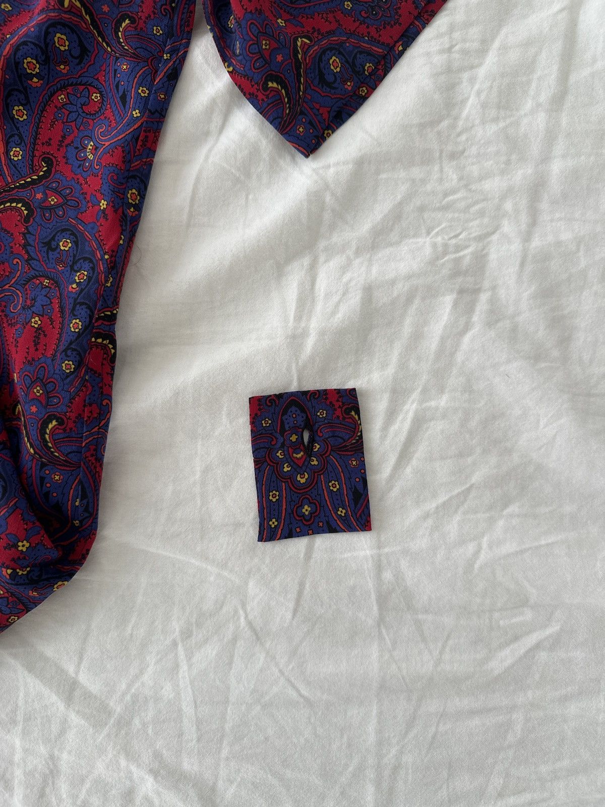 Saint Laurent Paris Paisley Print Silk Shirt Size US M / EU 48-50 / 2 - 5 Thumbnail