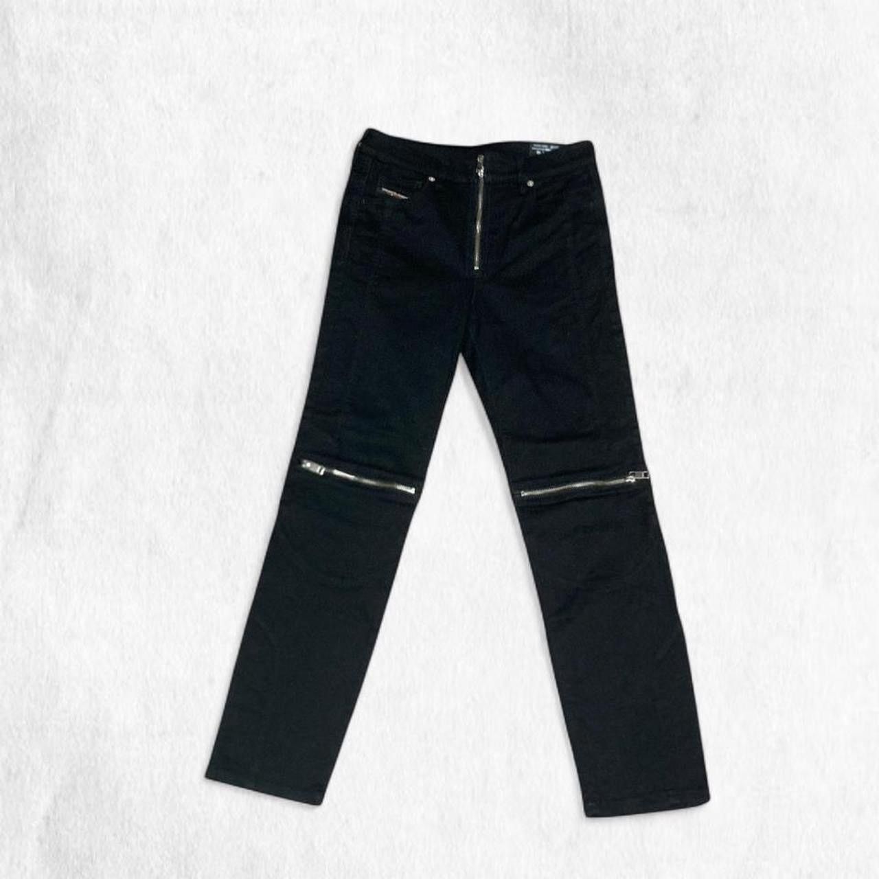 Diesel Diesel Deadstock D-JOY-BIKER Insane grail black denim diesel Size 25" / US 0 / IT 36 - 1 Thumbnail