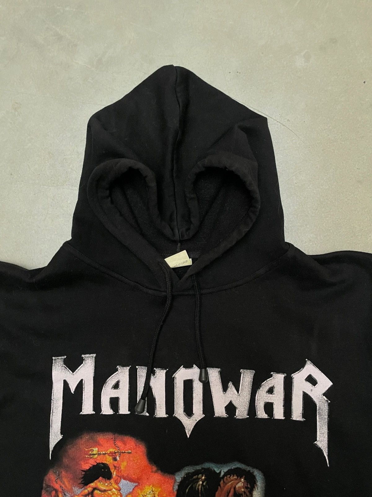 Vintage Manowar The Sons of Odin Double Print Hoodie XXL Size US XXL / EU 58 / 5 - 8 Thumbnail