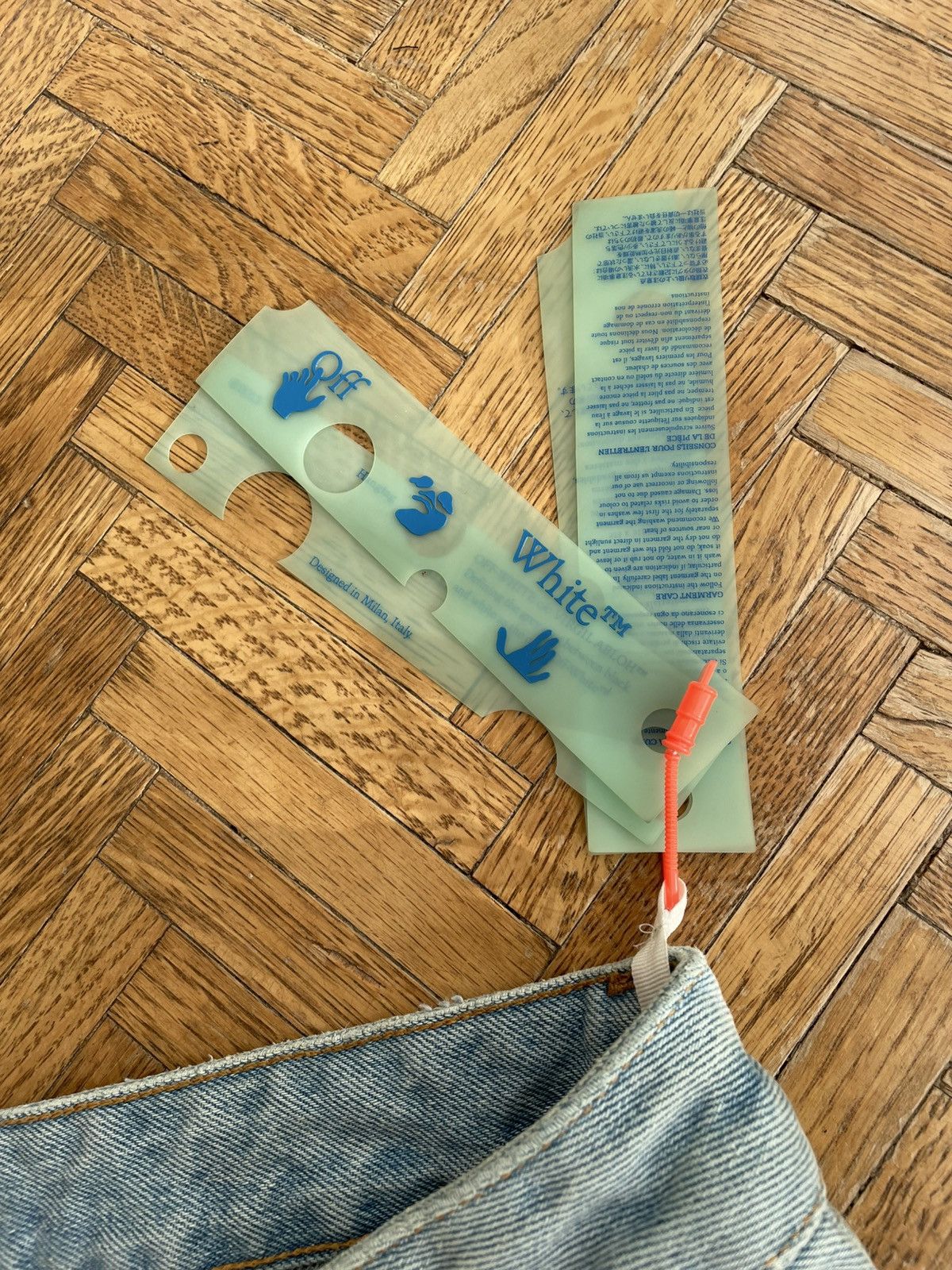 Off-White OFF WHITE Wide Leg Denim Size US 29 - 8 Thumbnail