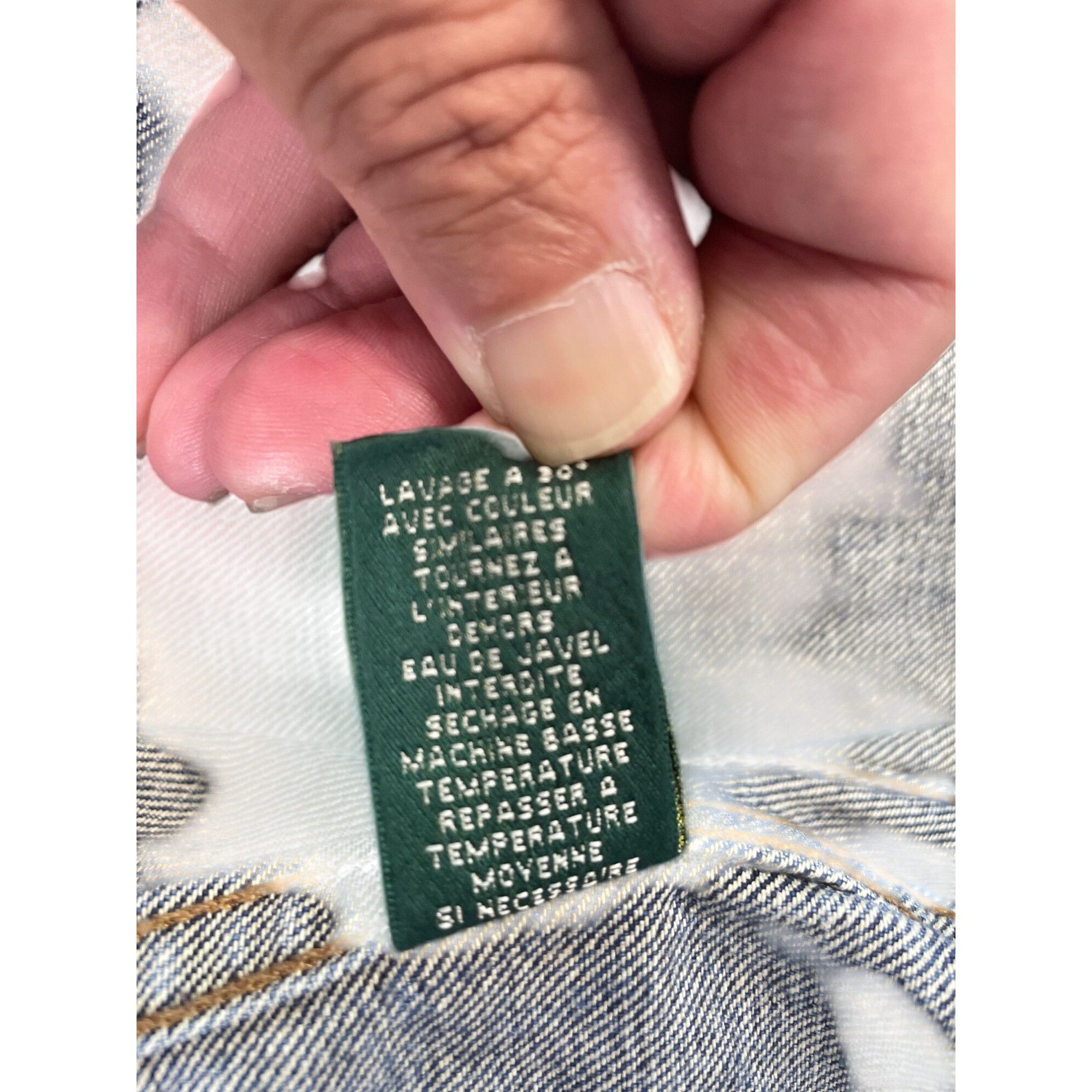 Ralph Lauren Lauren Jeans Co. Premium Womens blue button Denim Jacket siz Size S / US 4 / IT 40 - 11 Thumbnail