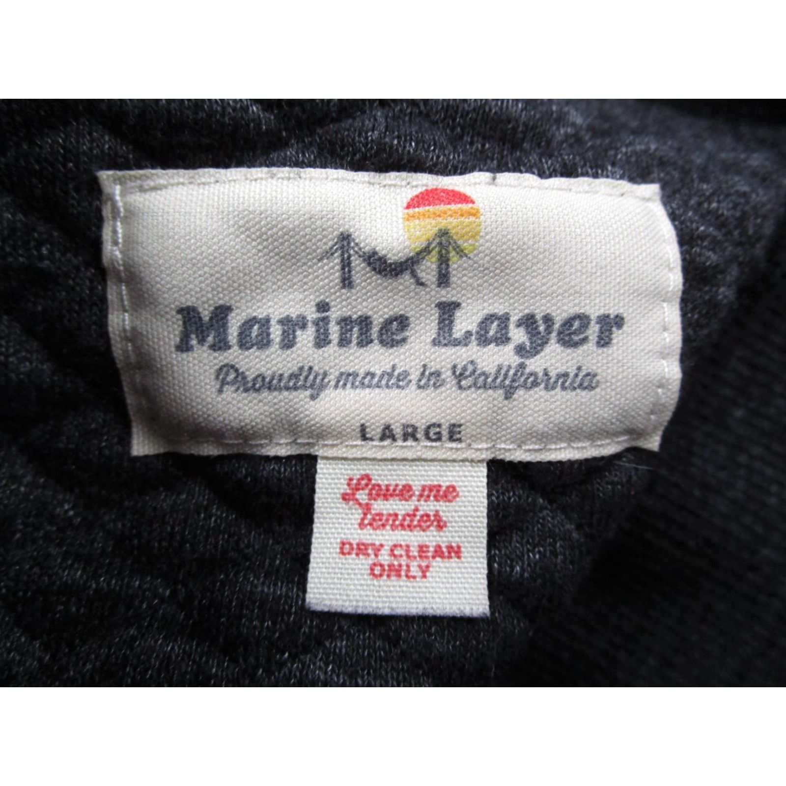 Marine Layer Marine Layer Jacket Women Large Gray Quilted Snap Front Bomber Long Sleeve Size L / US 10 / IT 46 - 2 Thumbnail