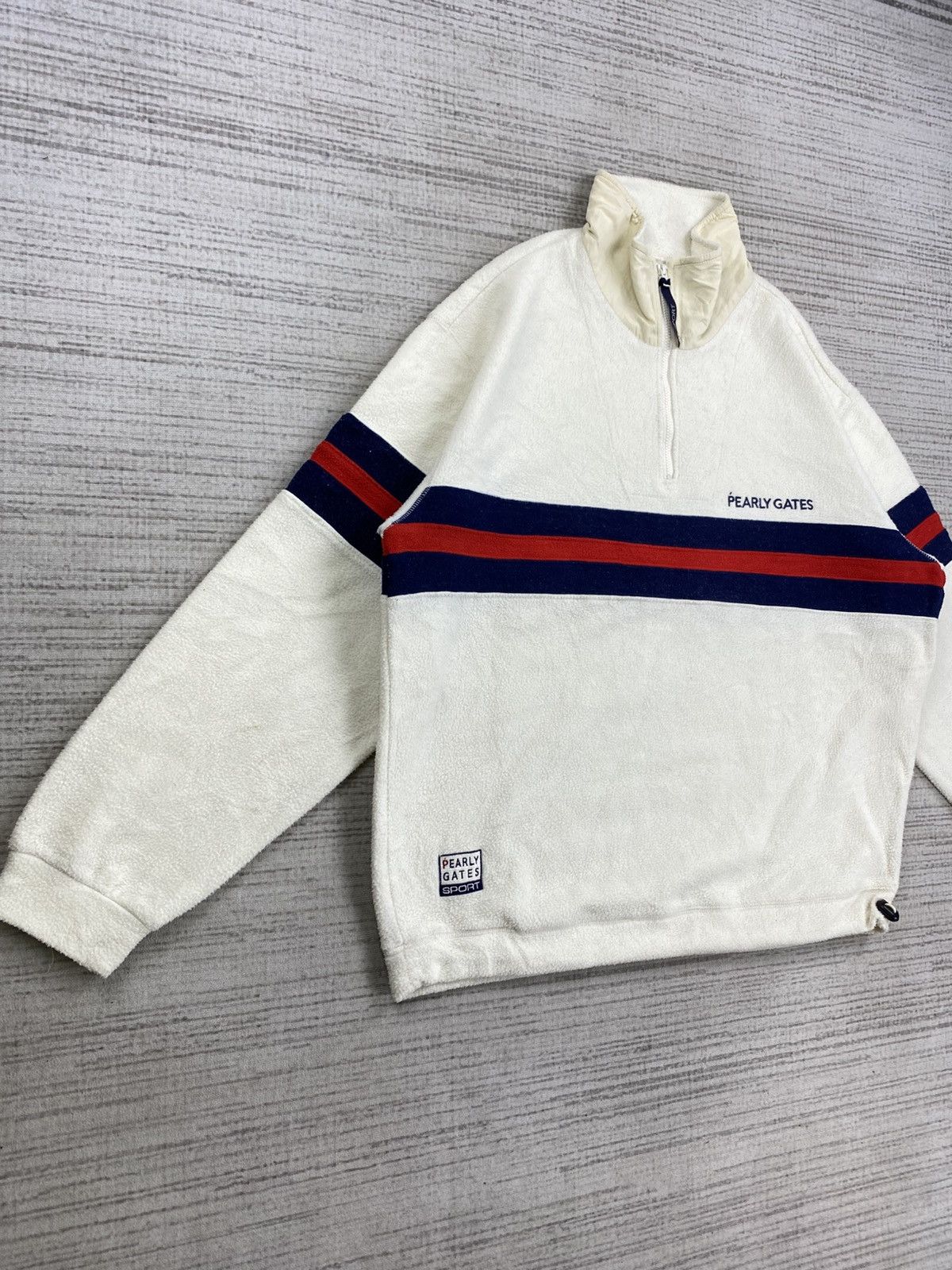 Japanese Brand × Vintage Vintage 90s Pearly Gates Half Zipper Sweatshirt Size US L / EU 52-54 / 3 - 3 Thumbnail
