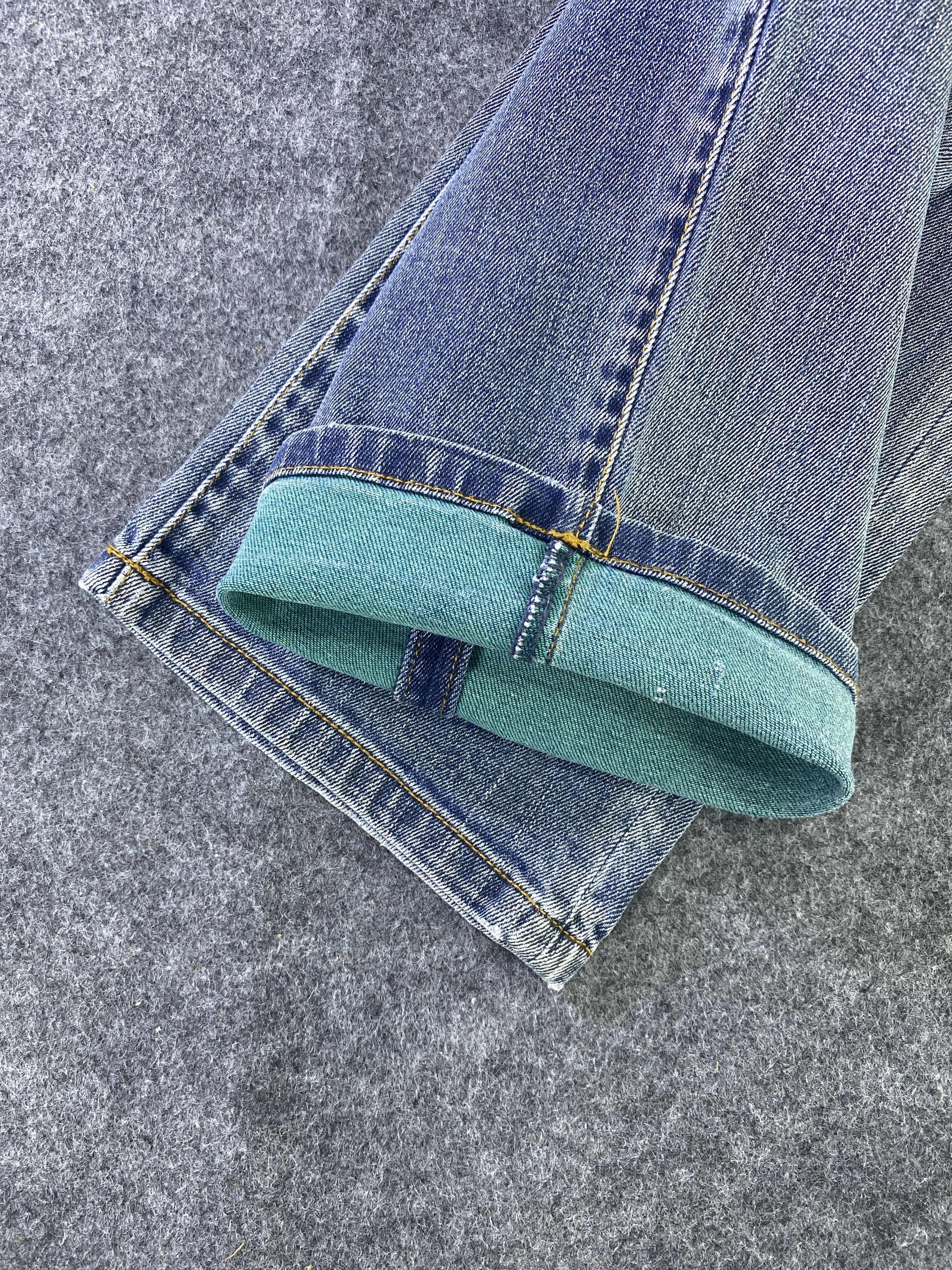 Armani Exchange Armani Exchange Blue Wash Jeans-J949 Size 33" - 14 Thumbnail