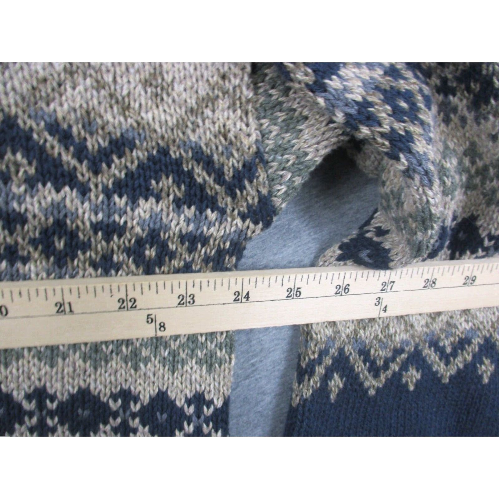 Vintage VINTAGE Woolrich Argyle Sweater XL Men's Blue Made in USA Size US XL / EU 56 / 4 - 6 Thumbnail