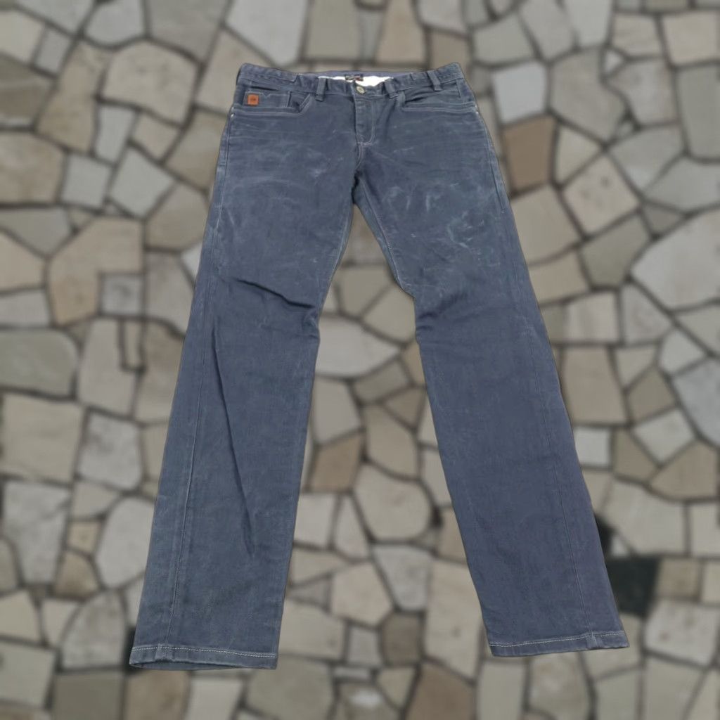Vintage Vanguard Pants Mens 34x34 Blue Slim Fit Straight 06 Distressed 5 Pocket Chino Size US 34 / EU 50 - 1 Thumbnail