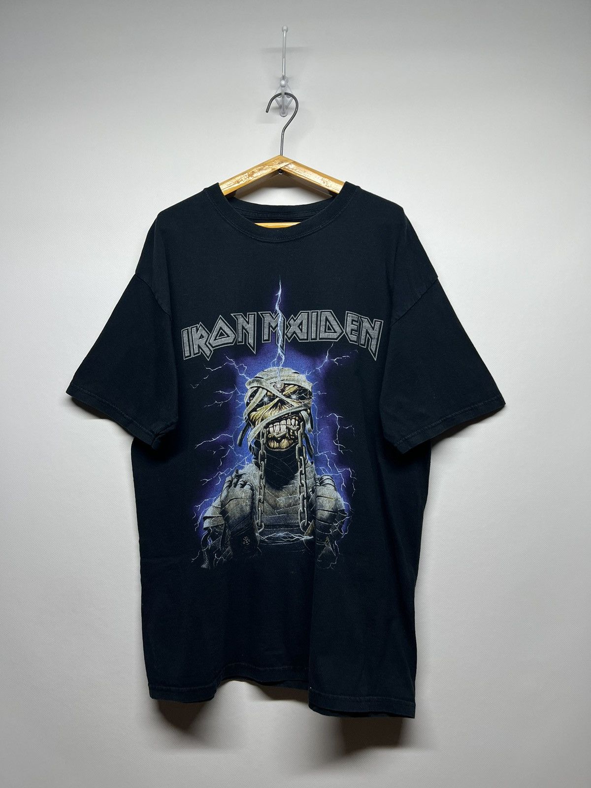 Band Tees × Vintage Vintage Y2k 2000s Iron Maiden Big Logo T-Shirt Size US M / EU 48-50 / 2 - 4 Thumbnail